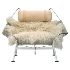 Hans Wegner Natural Flag Halyard Chair by PP Mobler