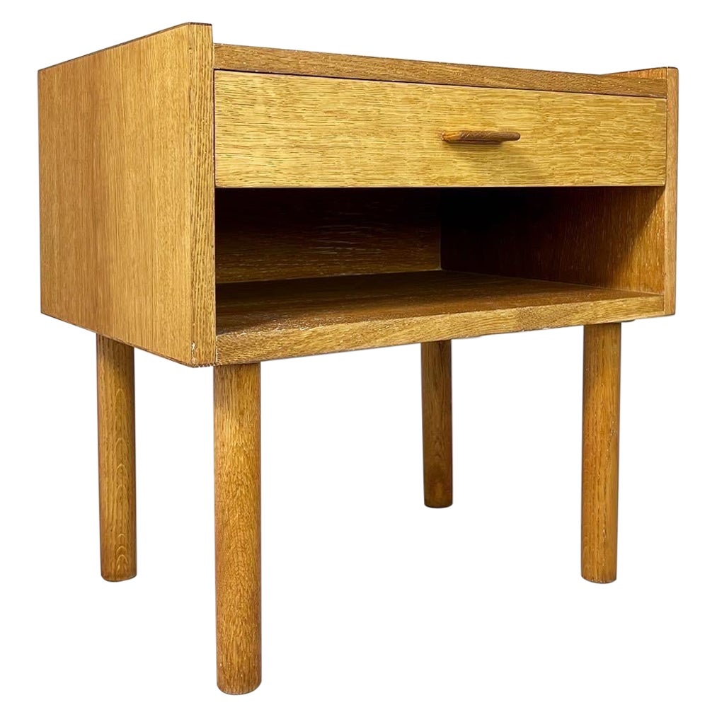 Hans Wegner Nightstand Ry Mobler Denmark Oak Chest of Drawer 1950s