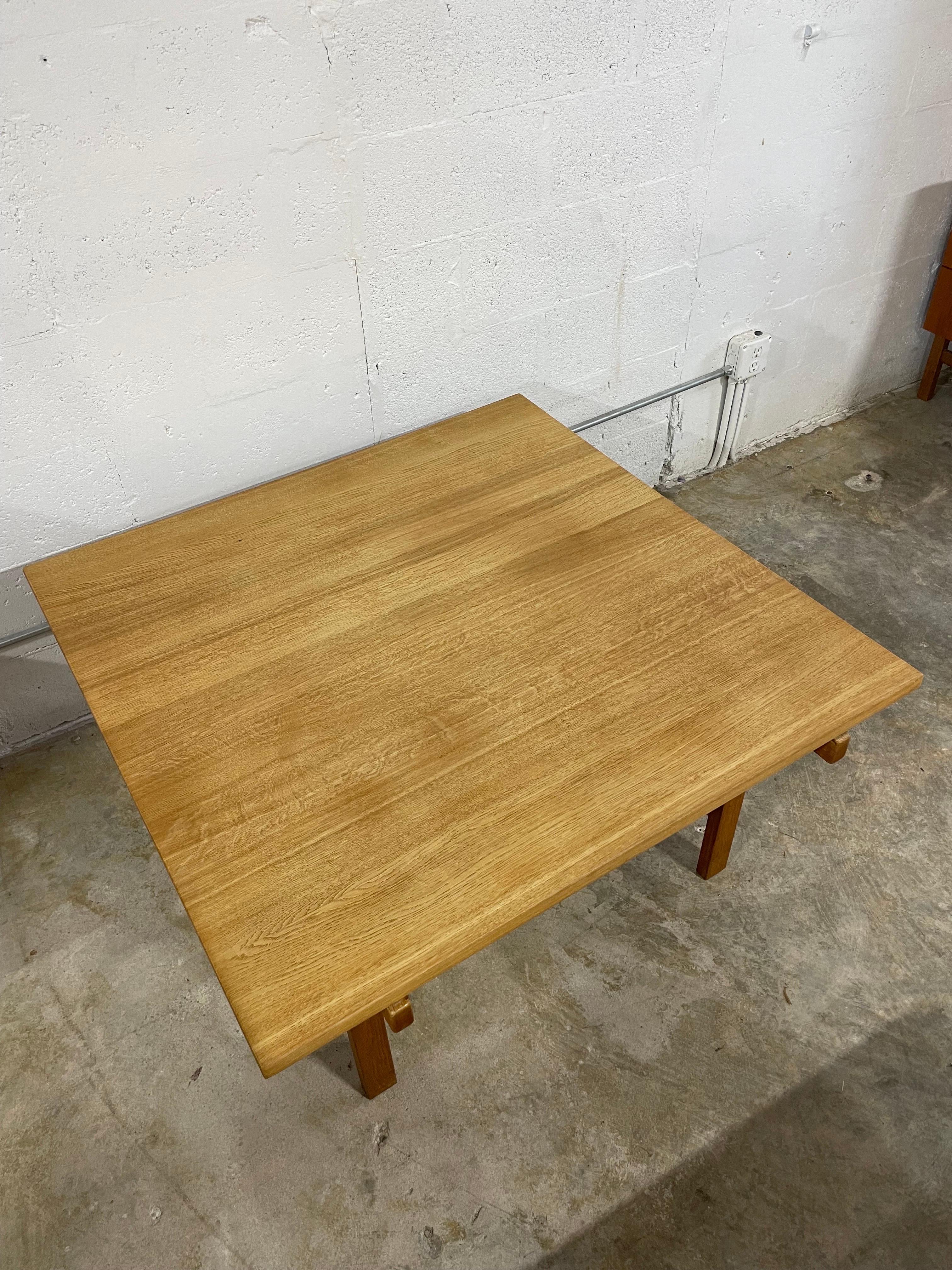 Hans Wegner Oak Danish Modern Coffee Table For Sale 9