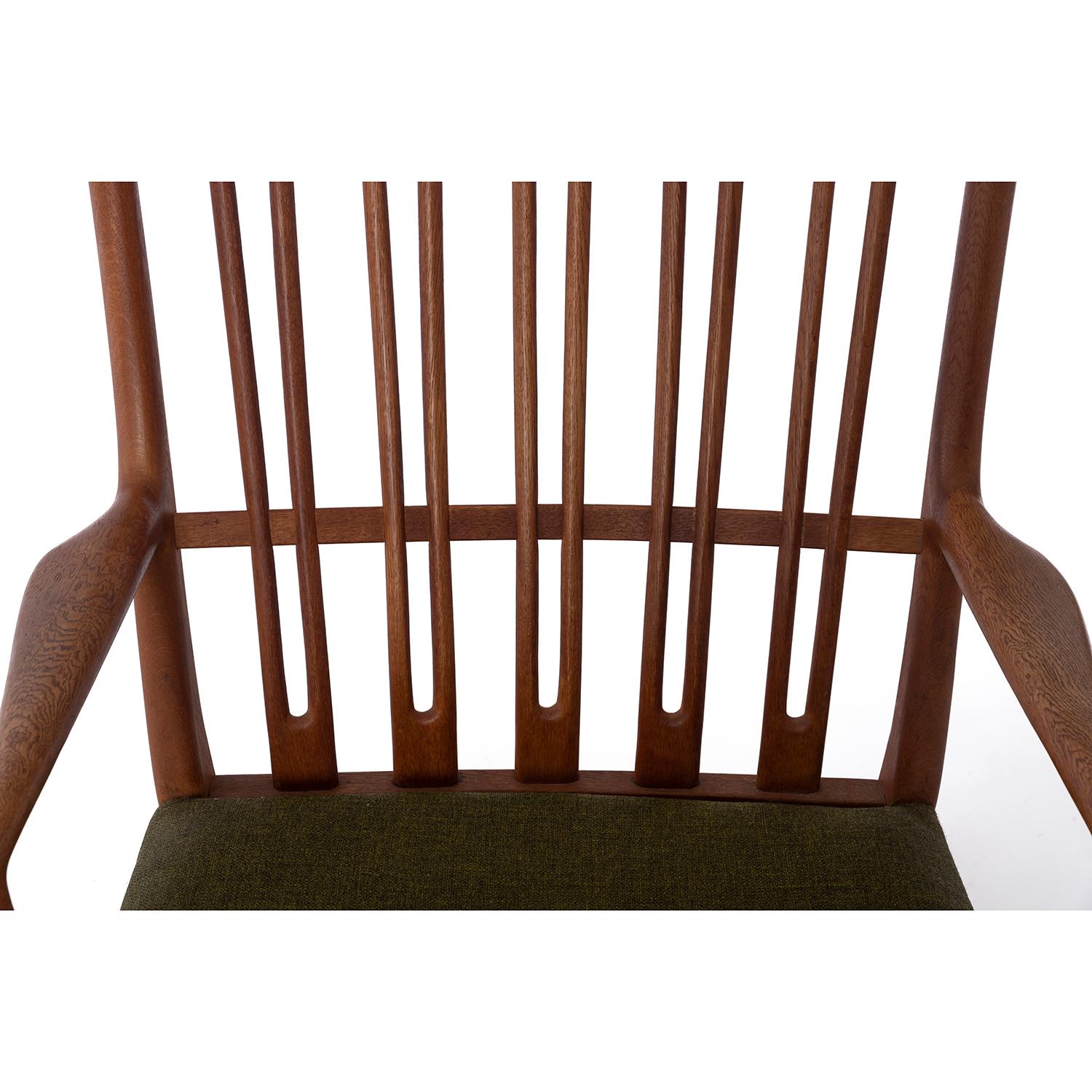 Hans Wegner Oak Rocking Chair For Sale 3