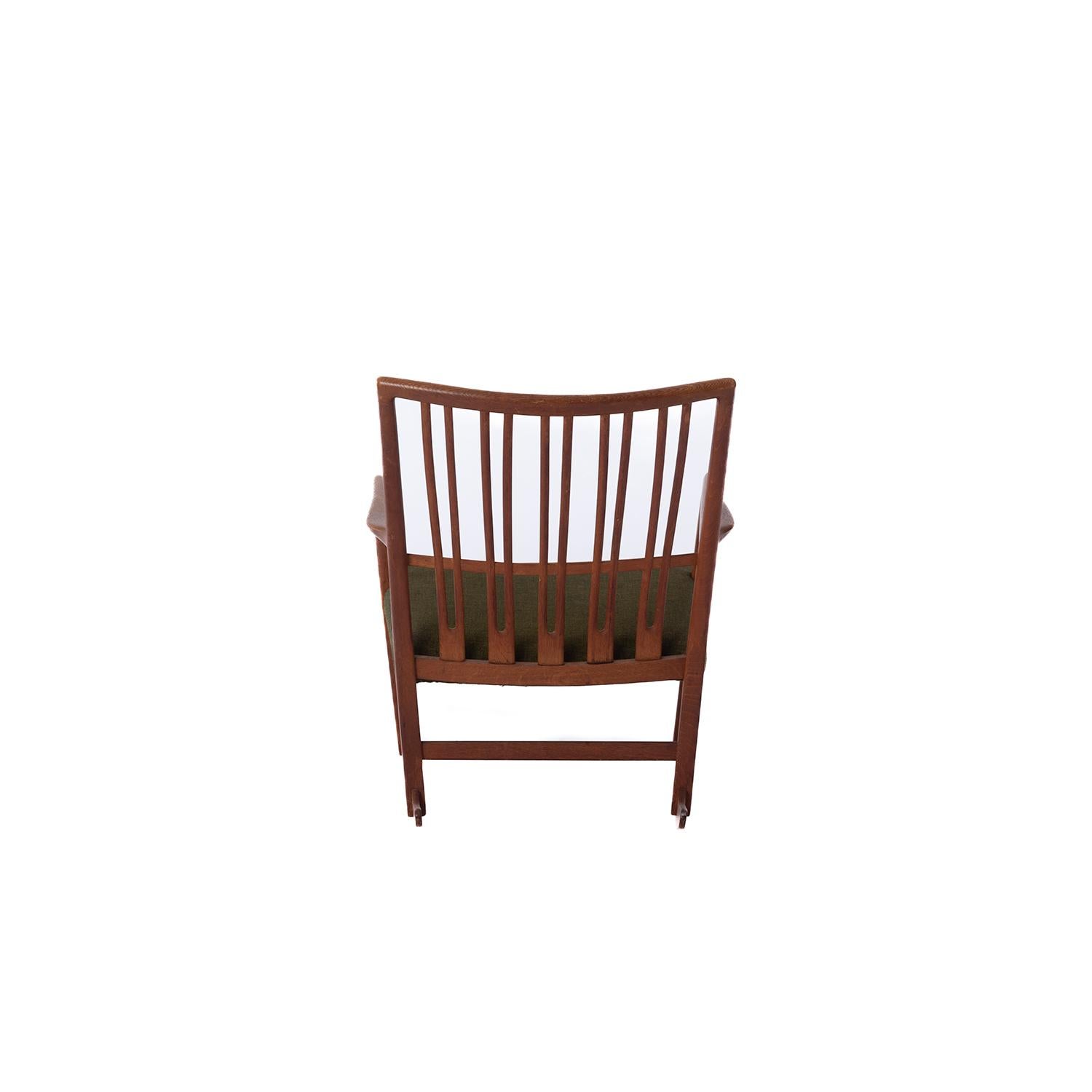 20ième siècle Chaise à bascule en chêne de Hans Wegner en vente