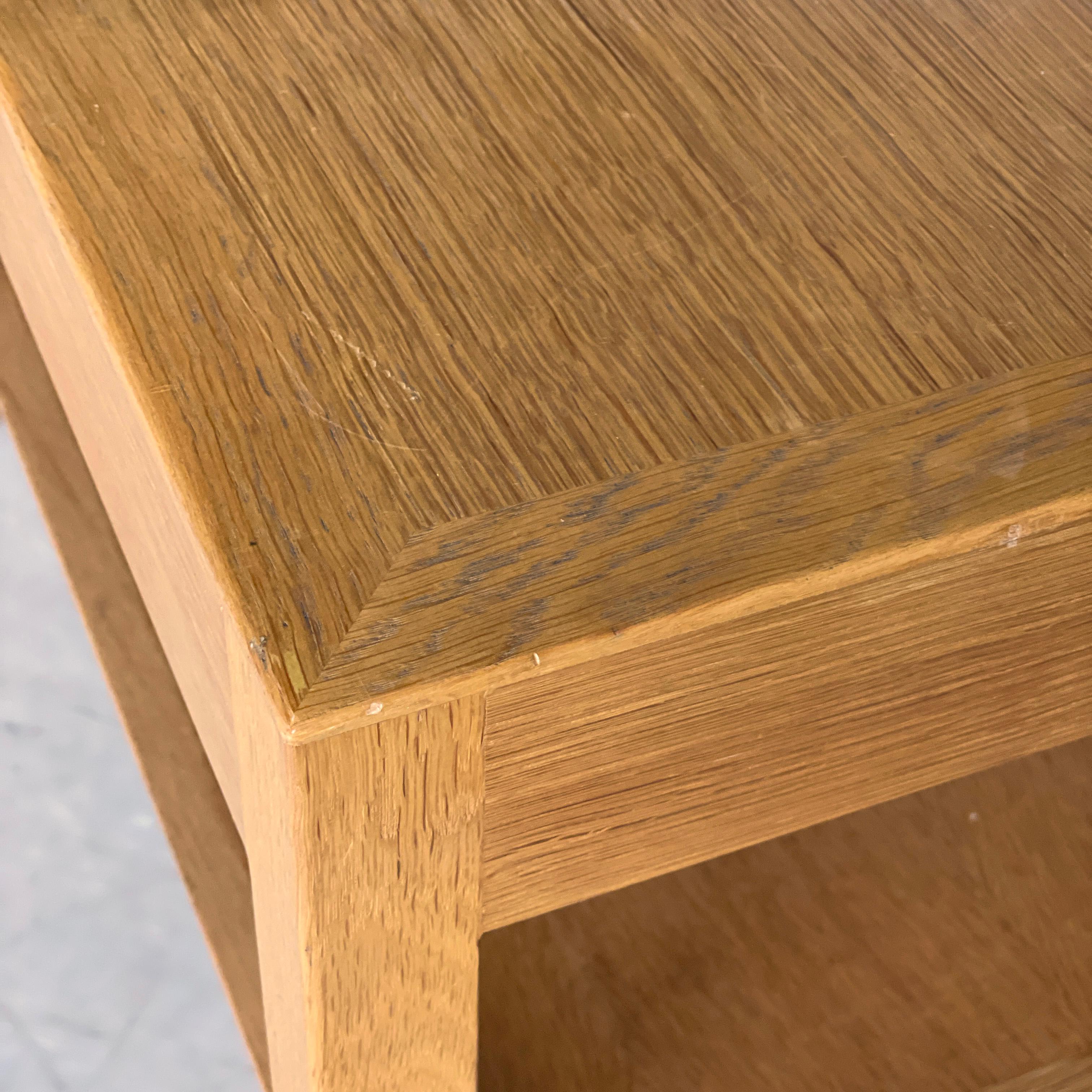 Hans Wegner oak side / coffee table for Andreas Tuck, Denmark For Sale 3