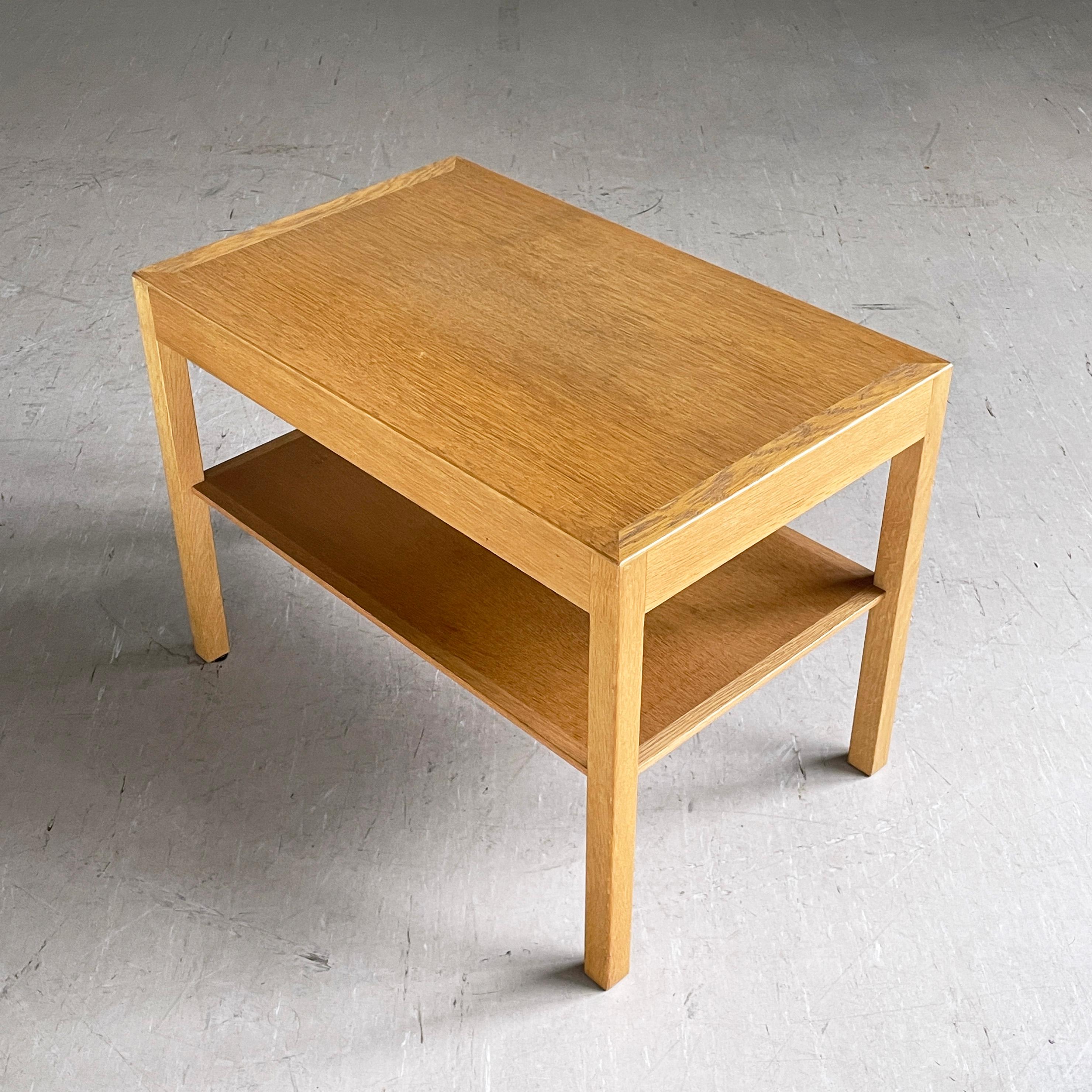 Hans Wegner oak side / coffee table for Andreas Tuck, Denmark For Sale 9