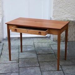 Hans Wegner Oak Teak Lady Desk by Ry Mobler, Denmark, 1962