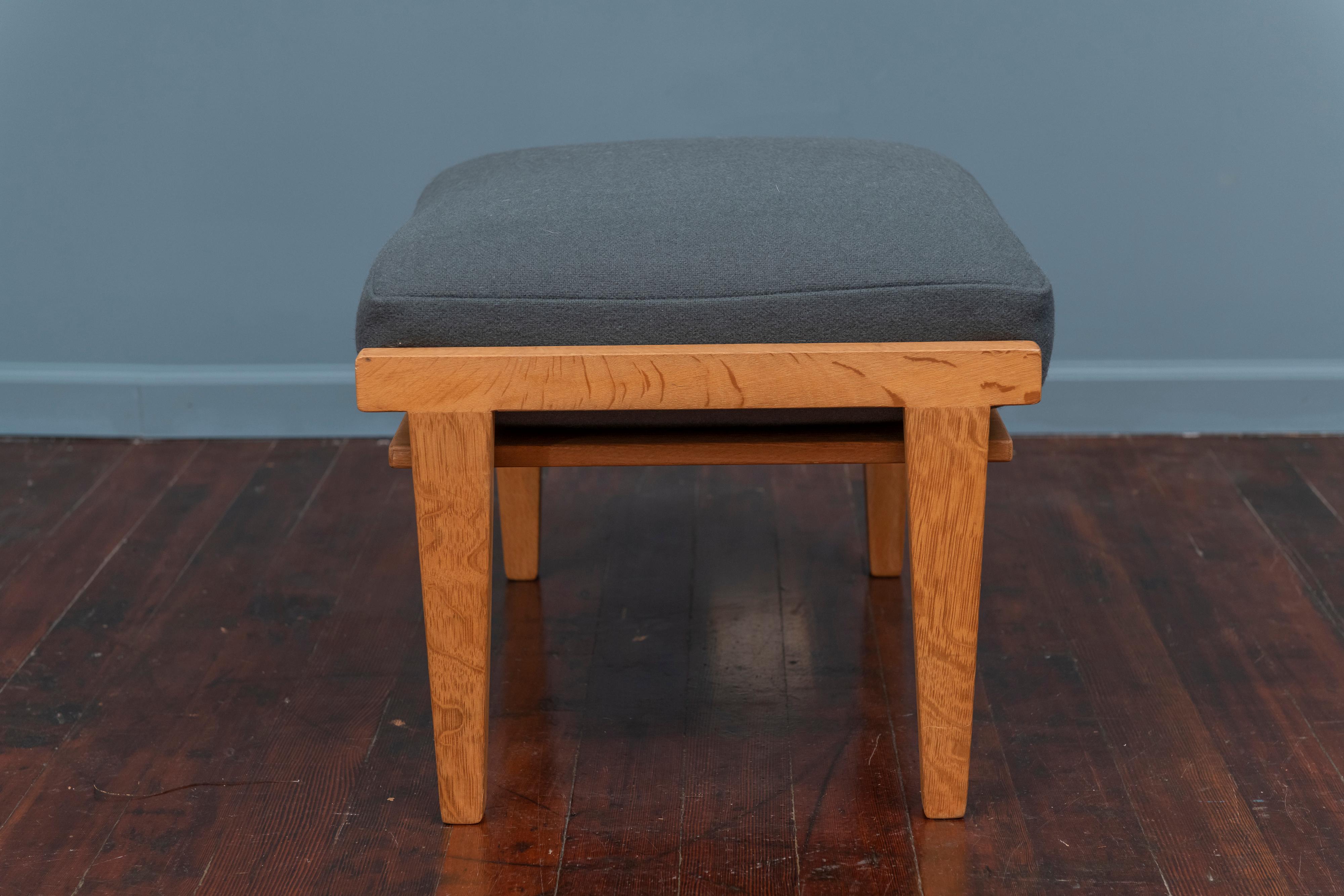 Danish Hans Wegner Ottoman for GETAMA For Sale