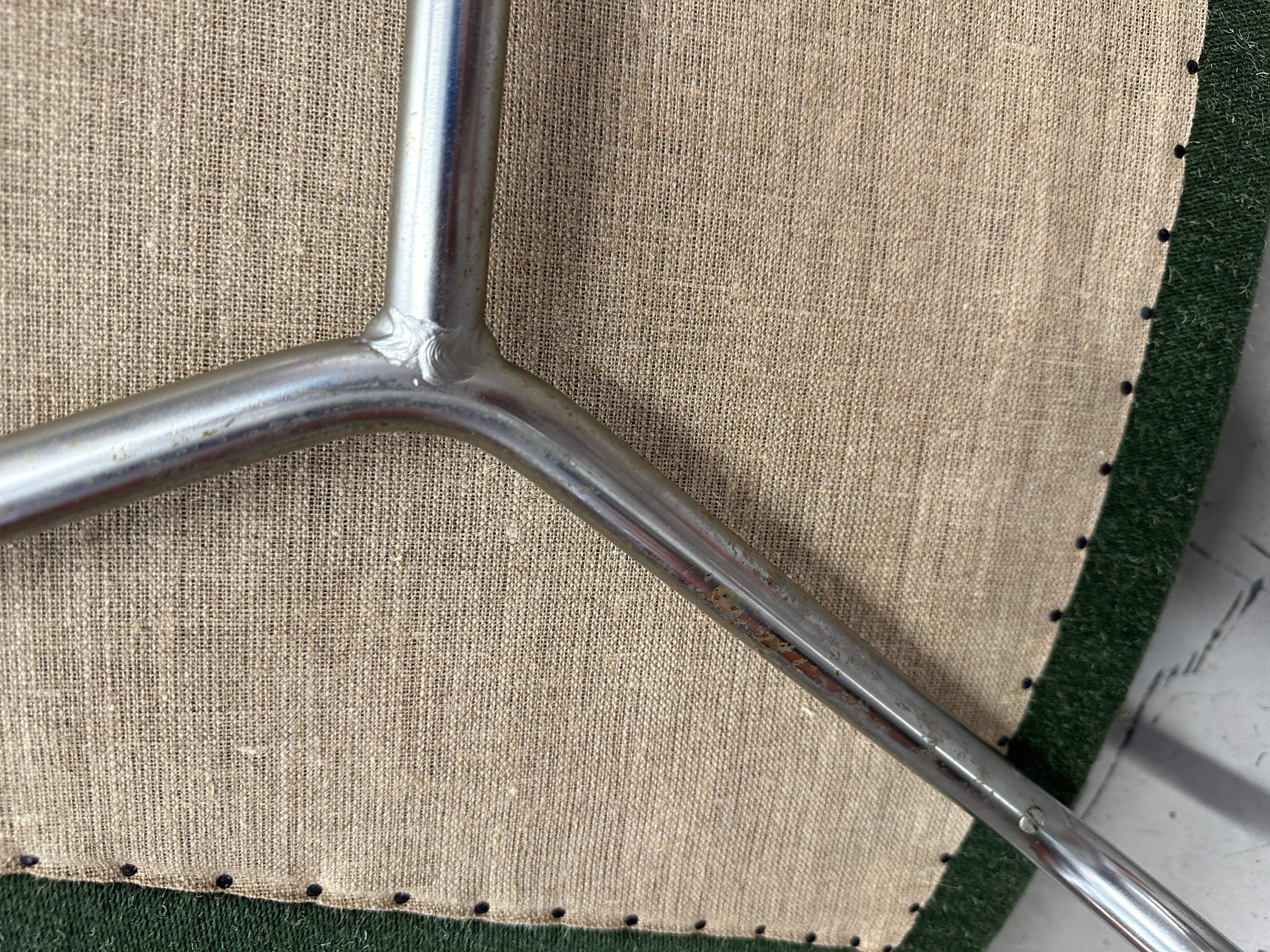 Hans Wegner Ox-Stuhl AP-46 und Ottomane im Angebot 3