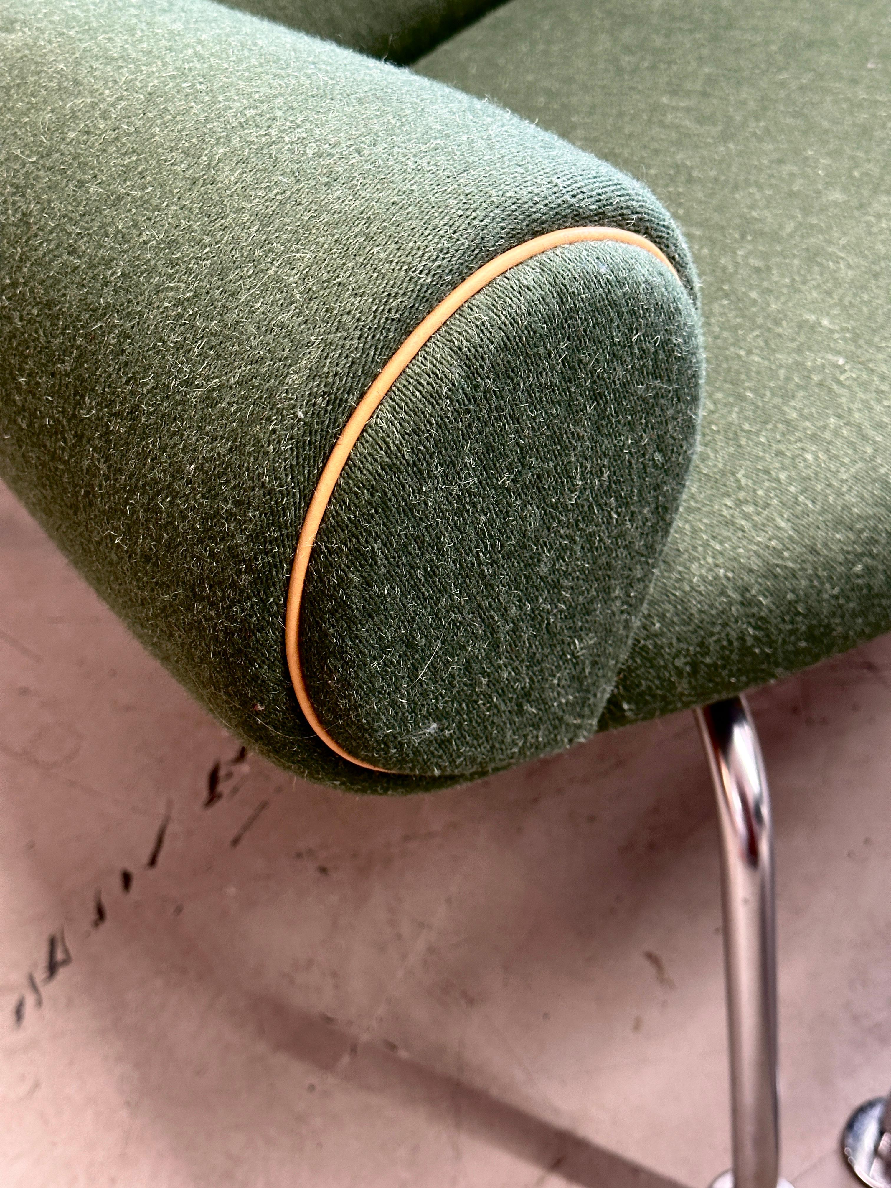 Hans Wegner Ox-Stuhl AP-46 und Ottomane im Angebot 6