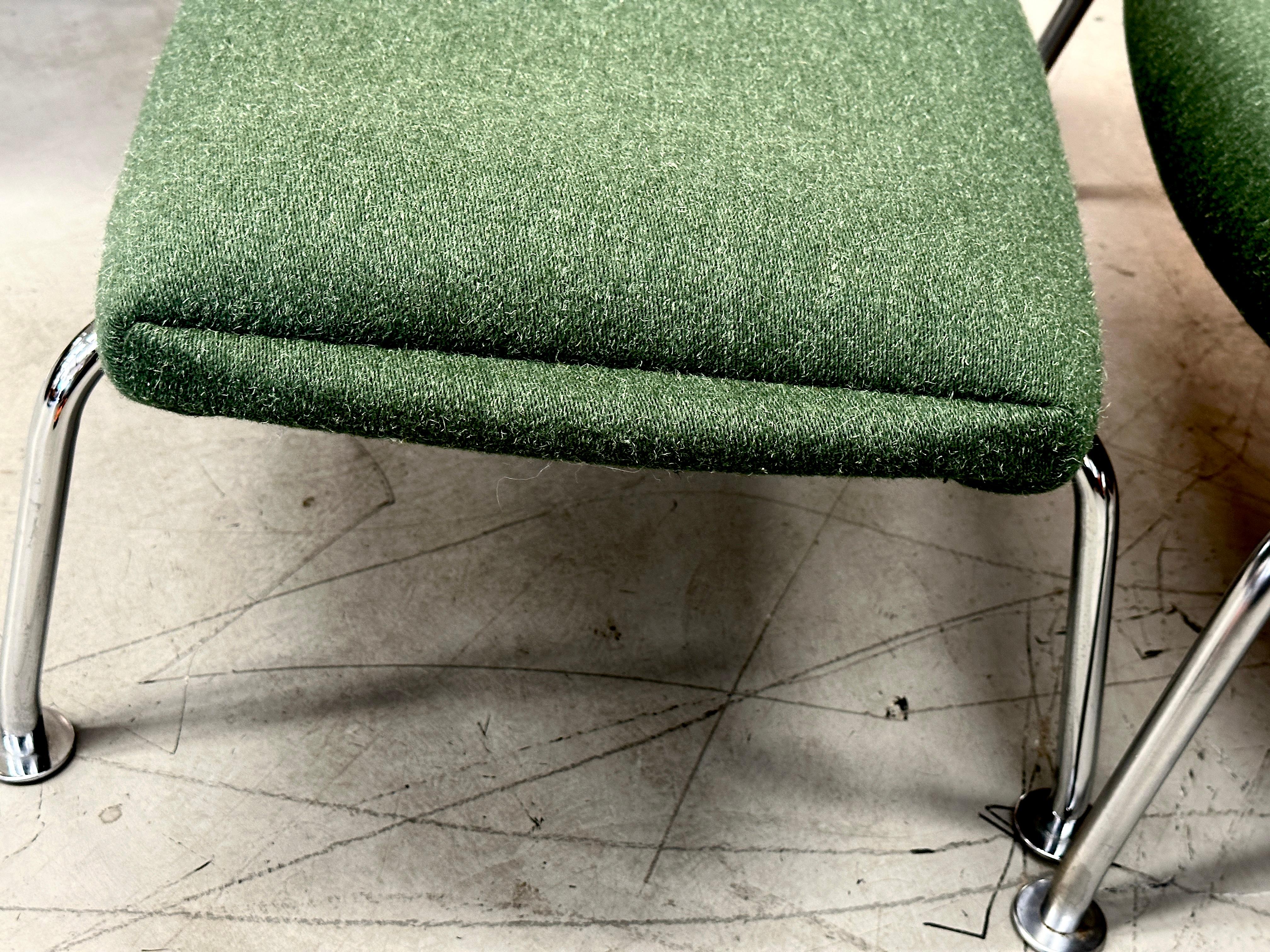 Hans Wegner Ox-Stuhl AP-46 und Ottomane im Angebot 9