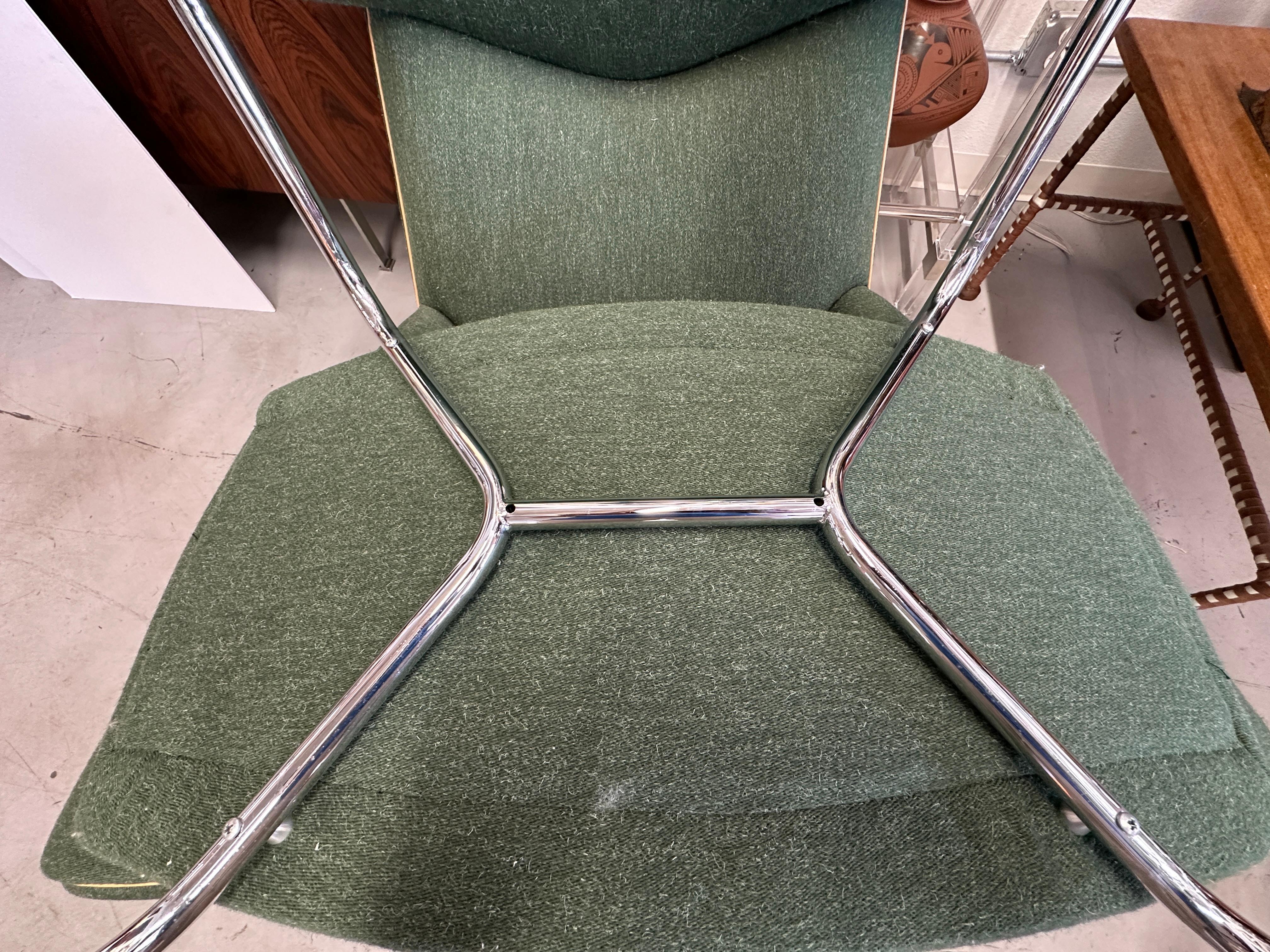 Hans Wegner Ox-Stuhl AP-46 und Ottomane im Zustand „Gut“ im Angebot in Palm Springs, CA