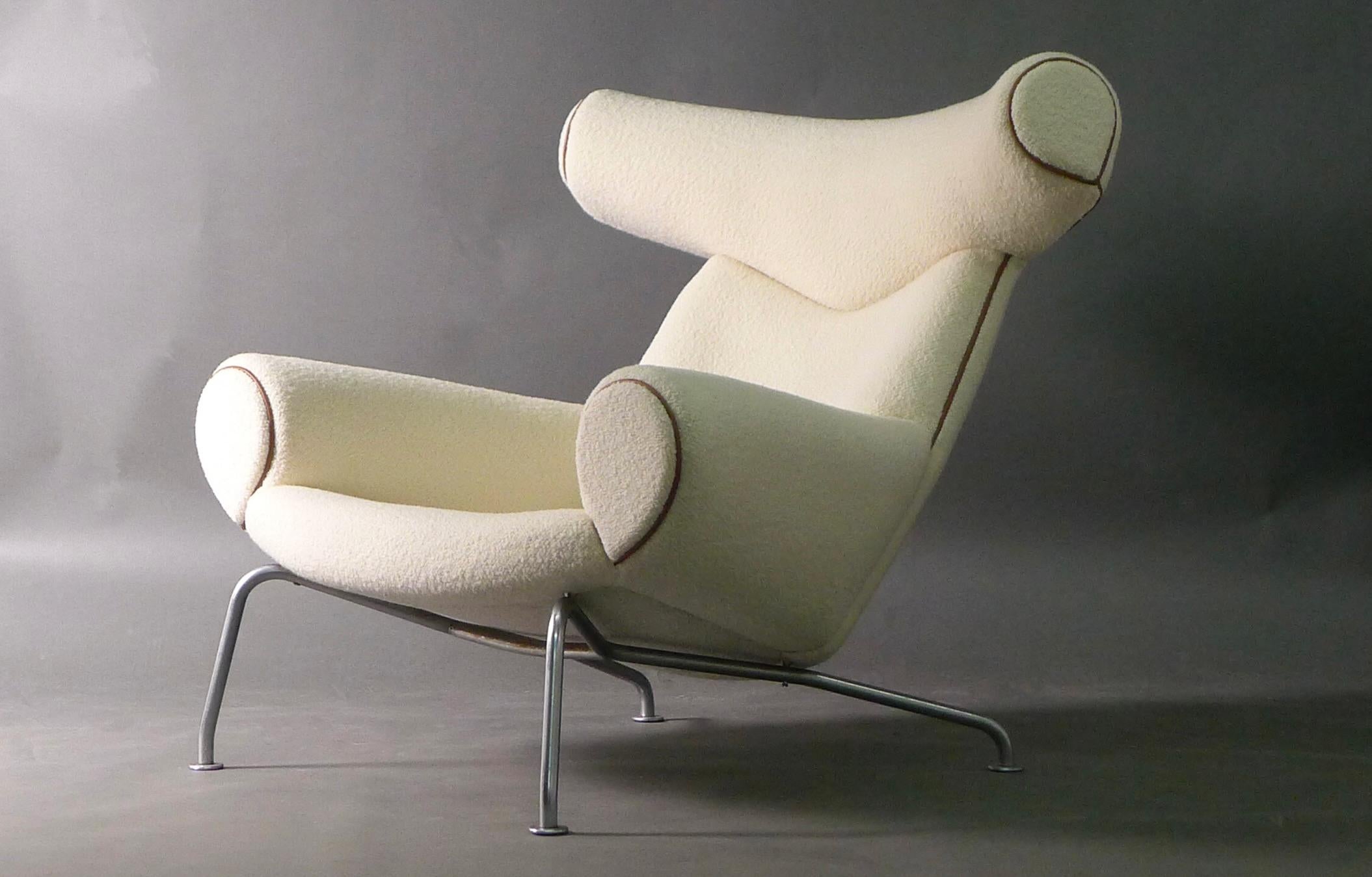 Scandinavian Modern Hans Wegner, Ox Chair, Model AP-46, Designed 1960, Made by AP Stolen, Copenhagen For Sale