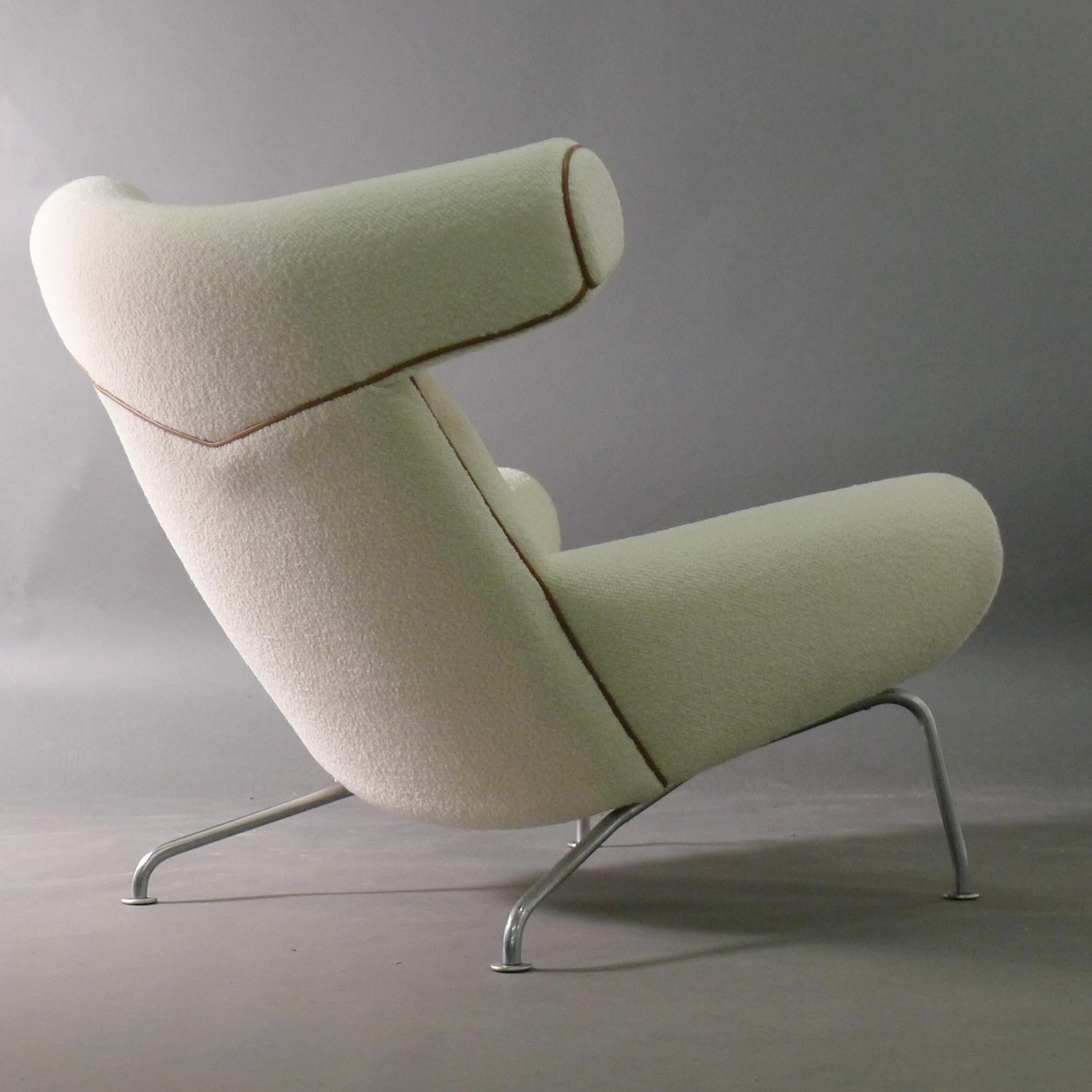 Steel Hans Wegner, Ox Chair, Model AP-46, Designed 1960, Made by AP Stolen, Copenhagen For Sale