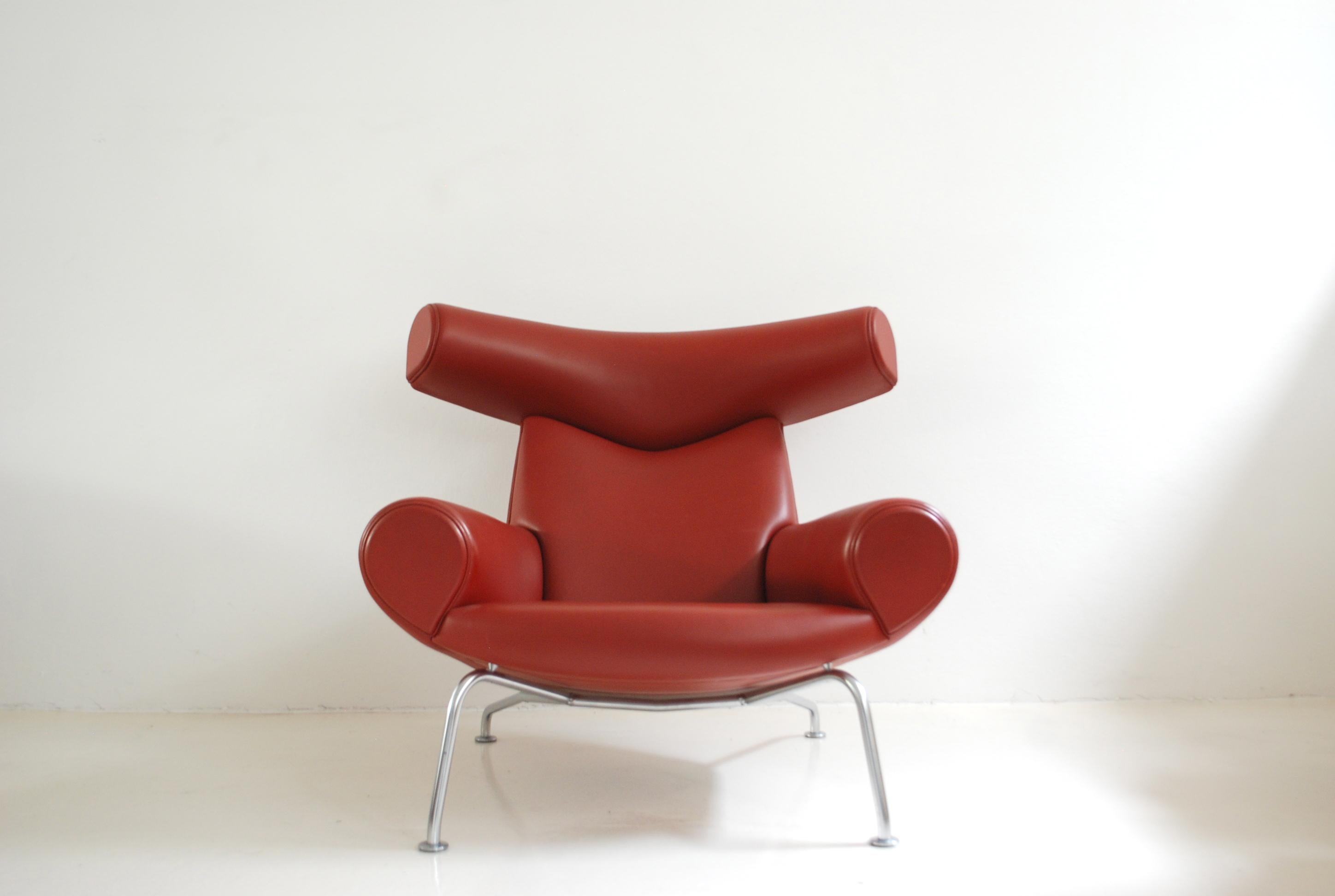 Hans Wegner Ox Chair for Erik Joergensen In Good Condition In Munich, Bavaria