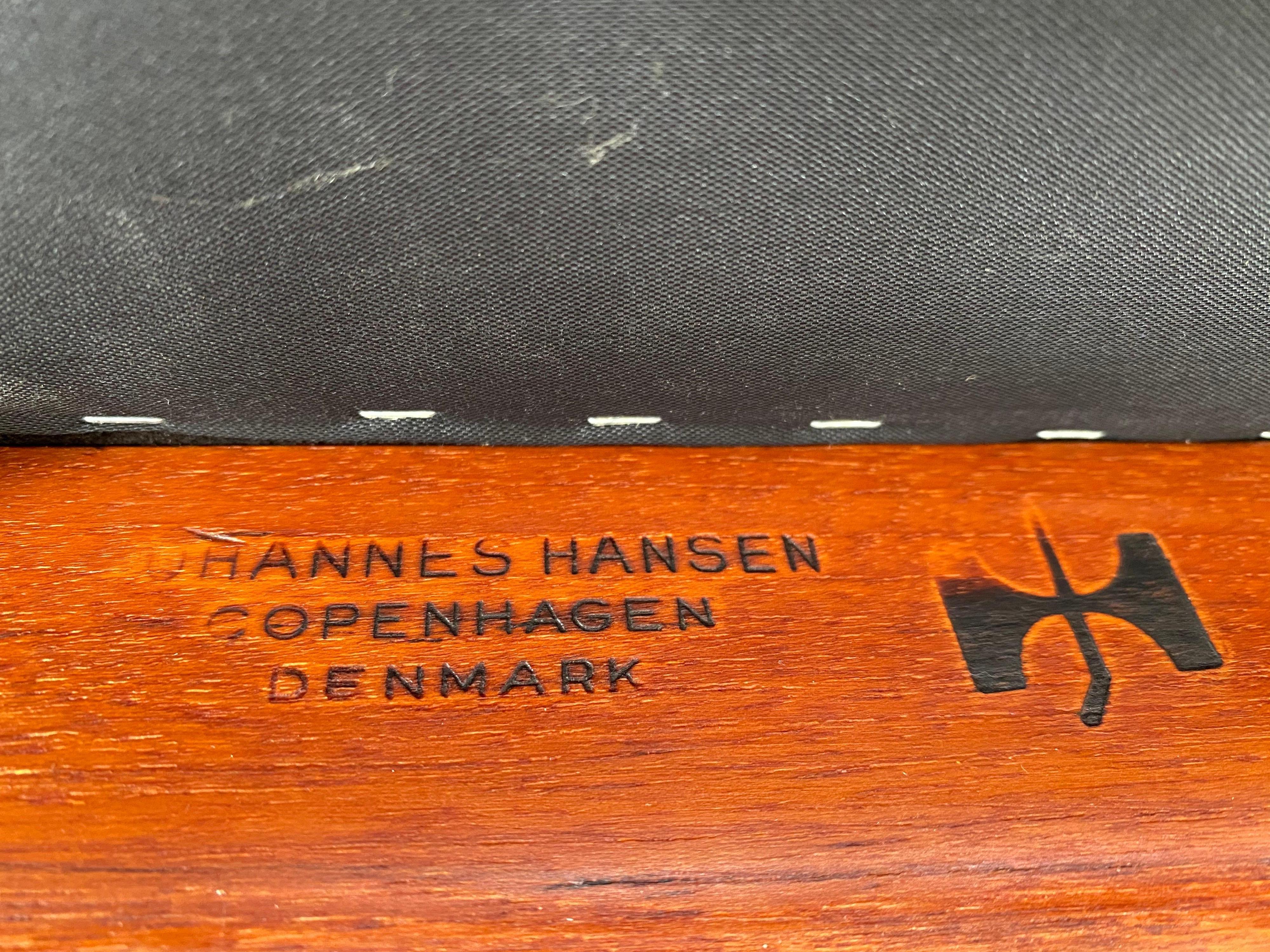 Hans Wegner Pair of Round Chairs/ “The Chair” for Johannes Hansen 6