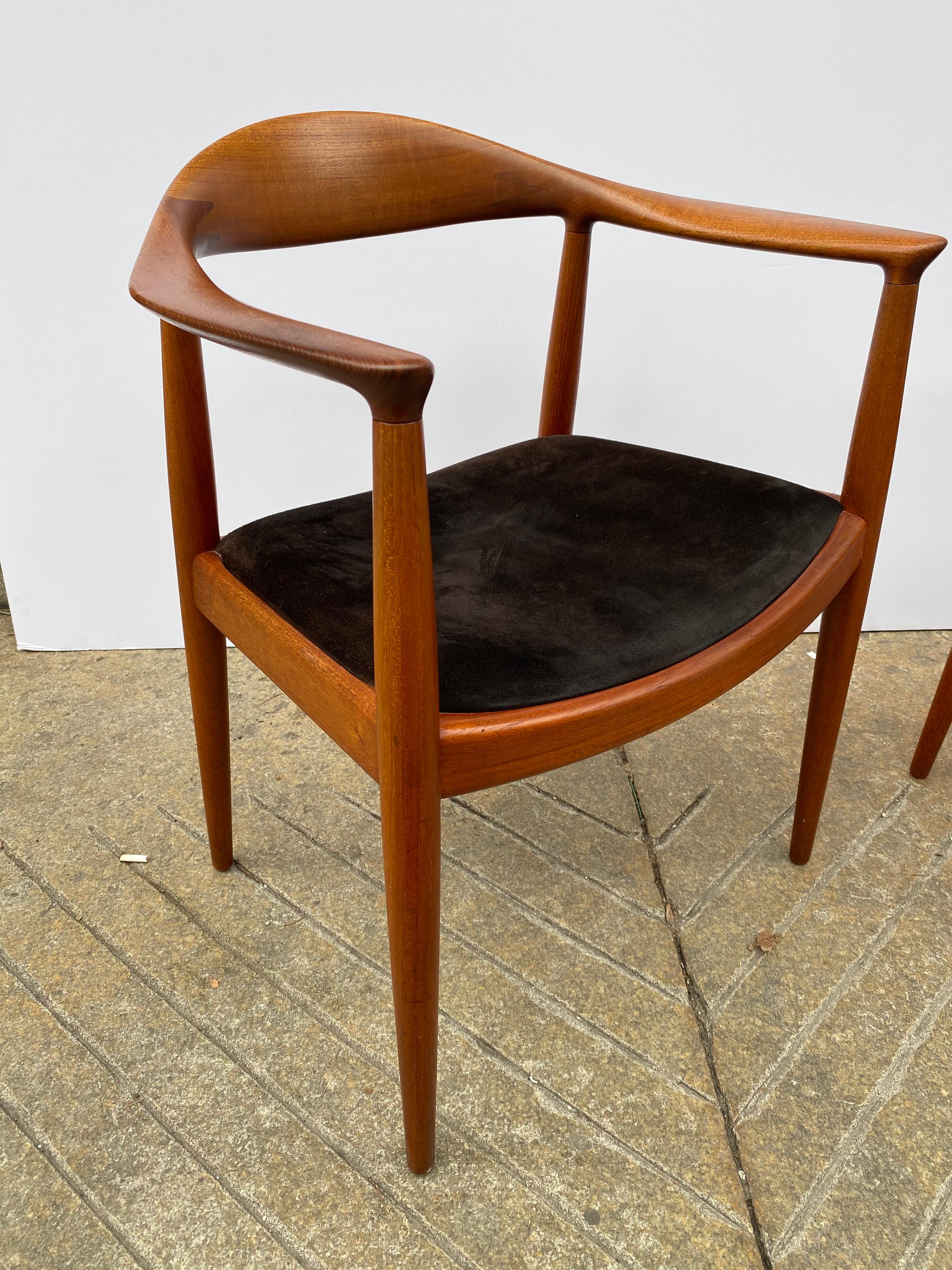 Hans Wegnerpair of round chairs/ 