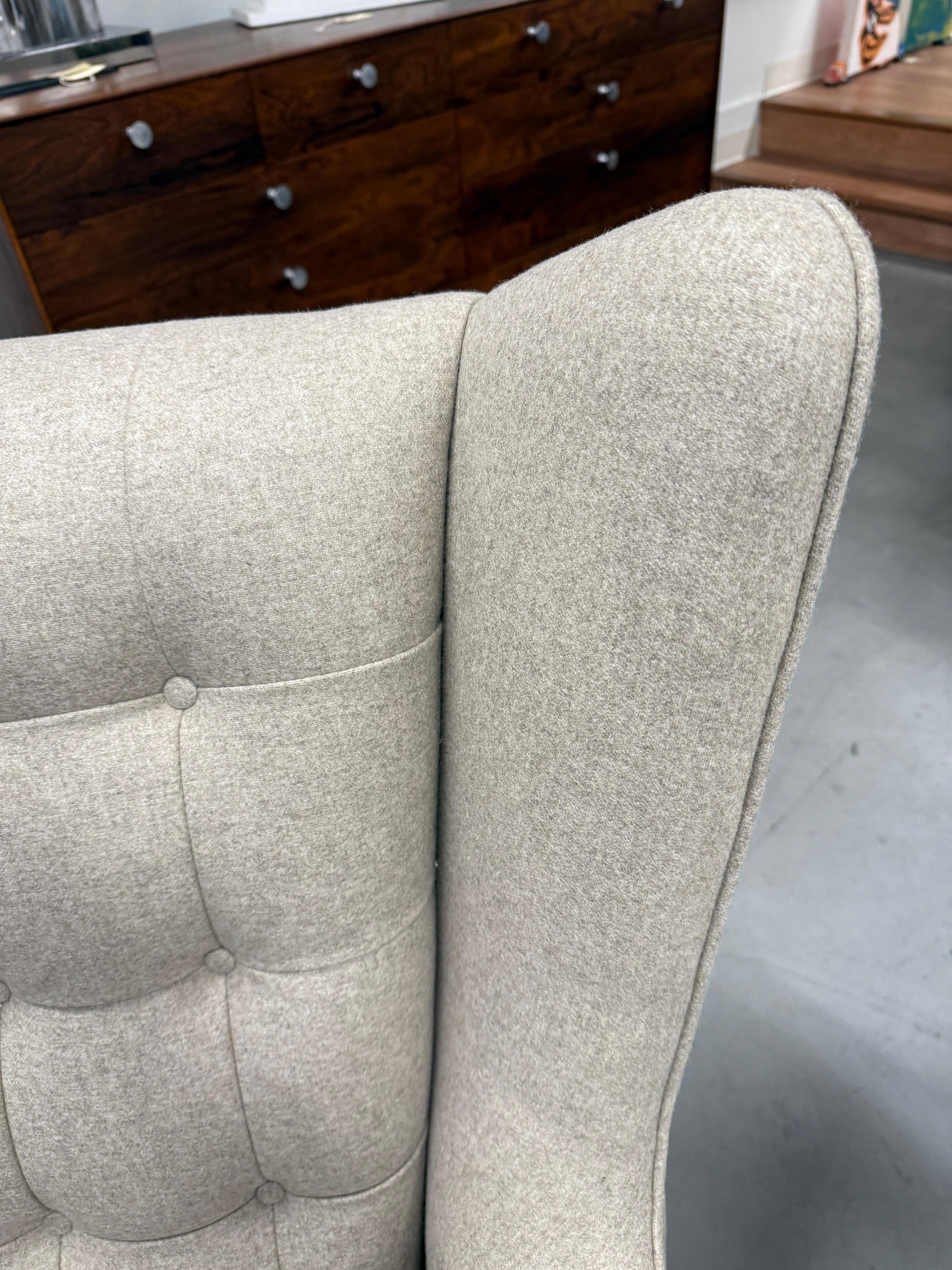 Hans Wegner Papa Bear Chair and Ottoman 3