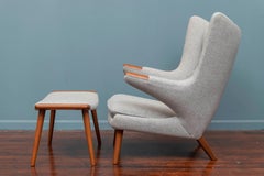 Hans Wegner Papa Bear Chair and Ottoman