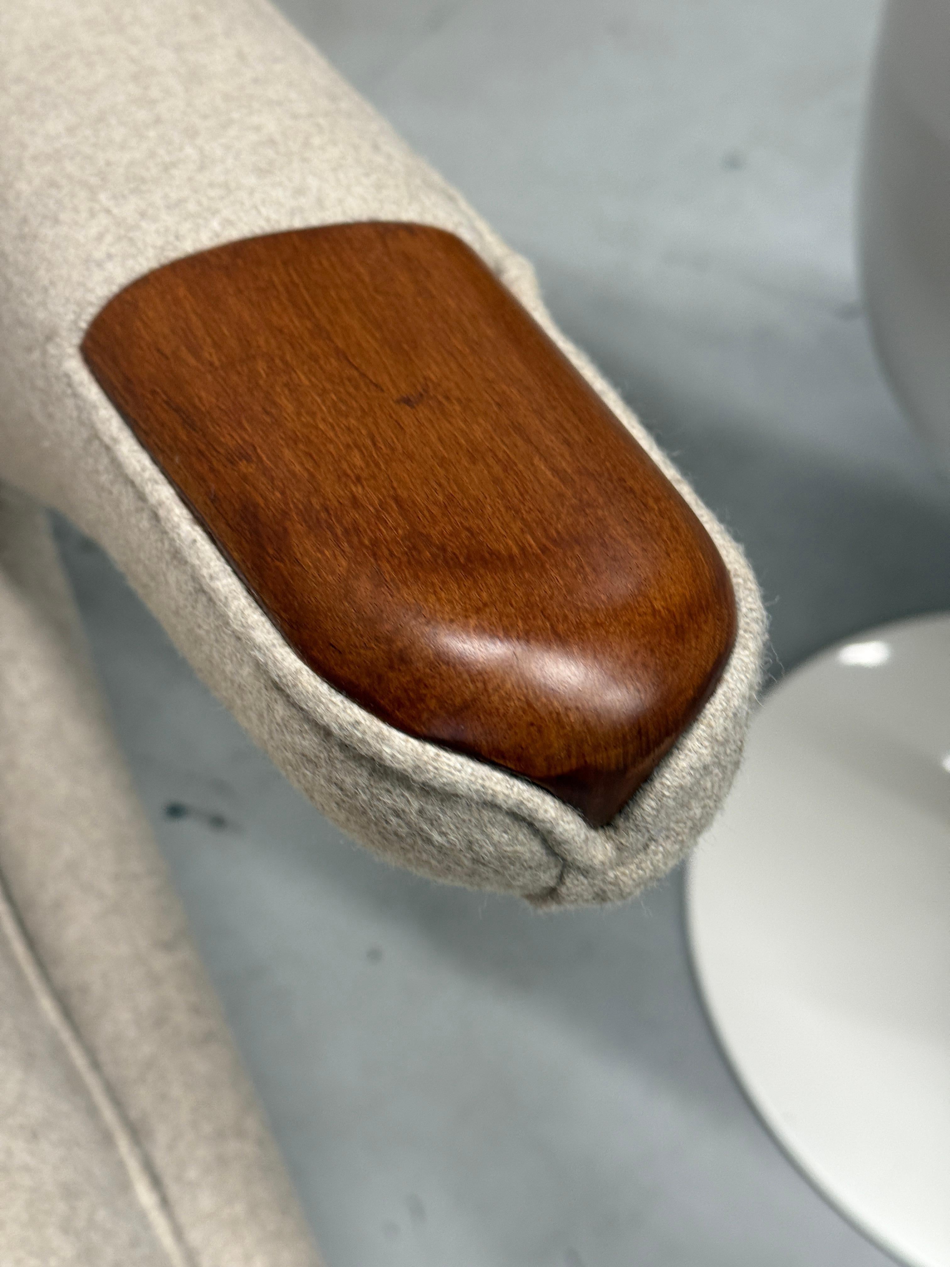 Hans Wegner Papa Bear Chair and Ottoman 1