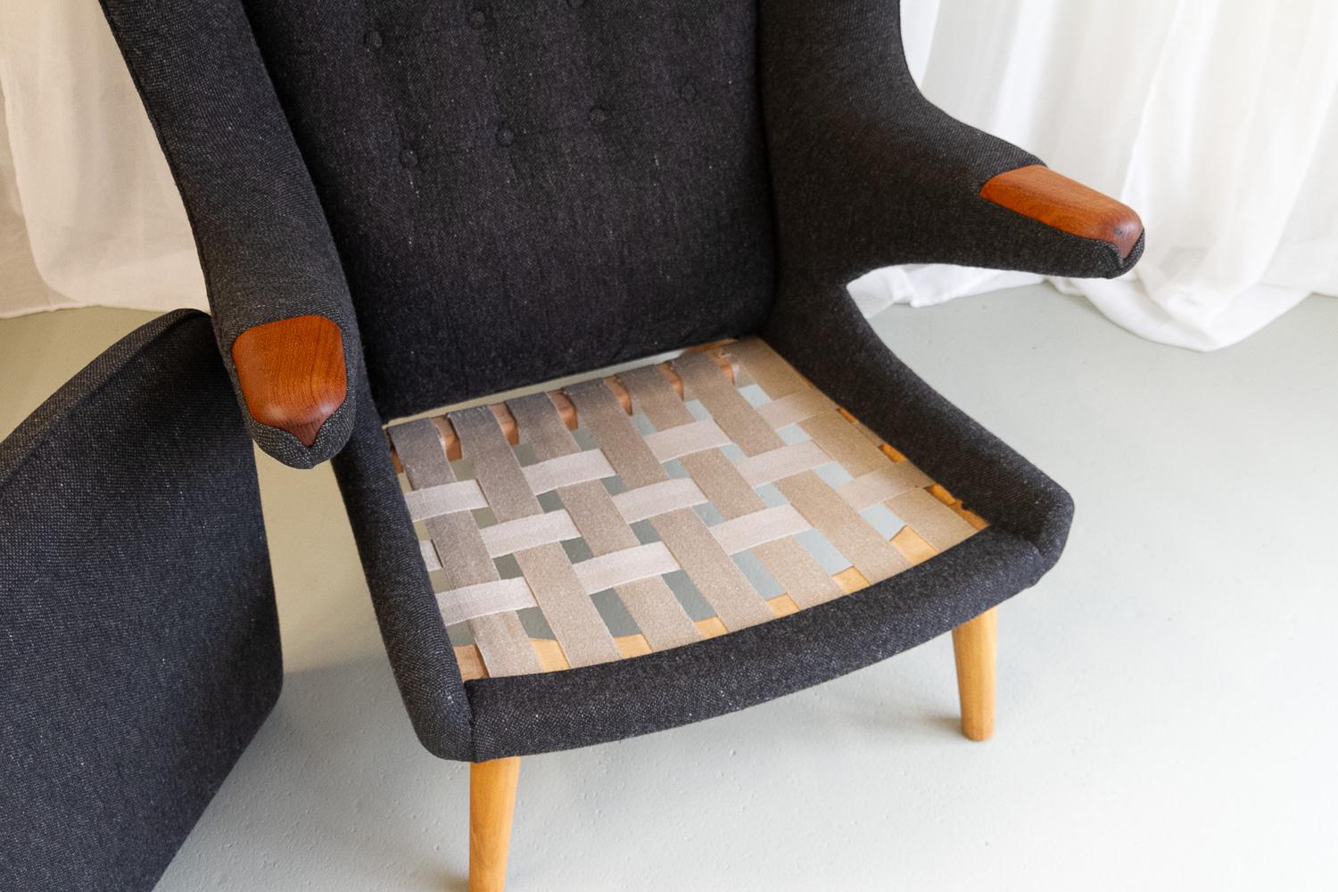 Hans Wegner Papa Bear Chair by AP Stolen, 1960s. For Sale 6