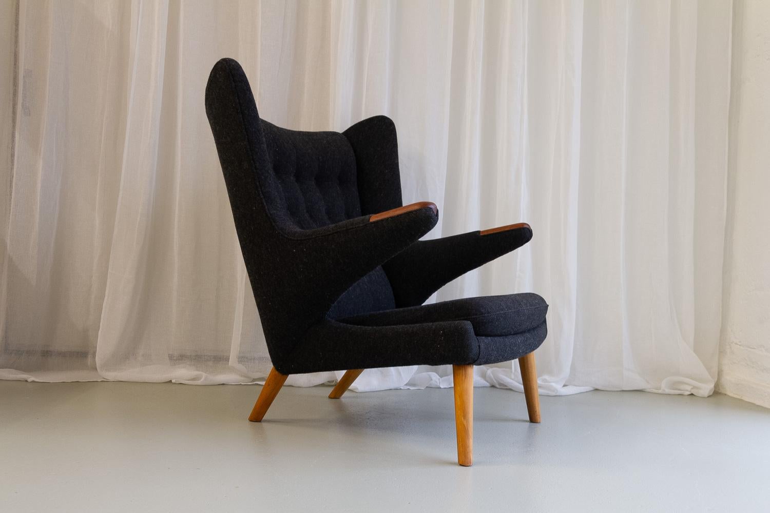 Hans Wegner Papa Bear Chair by AP Stolen, 1960s. For Sale 8