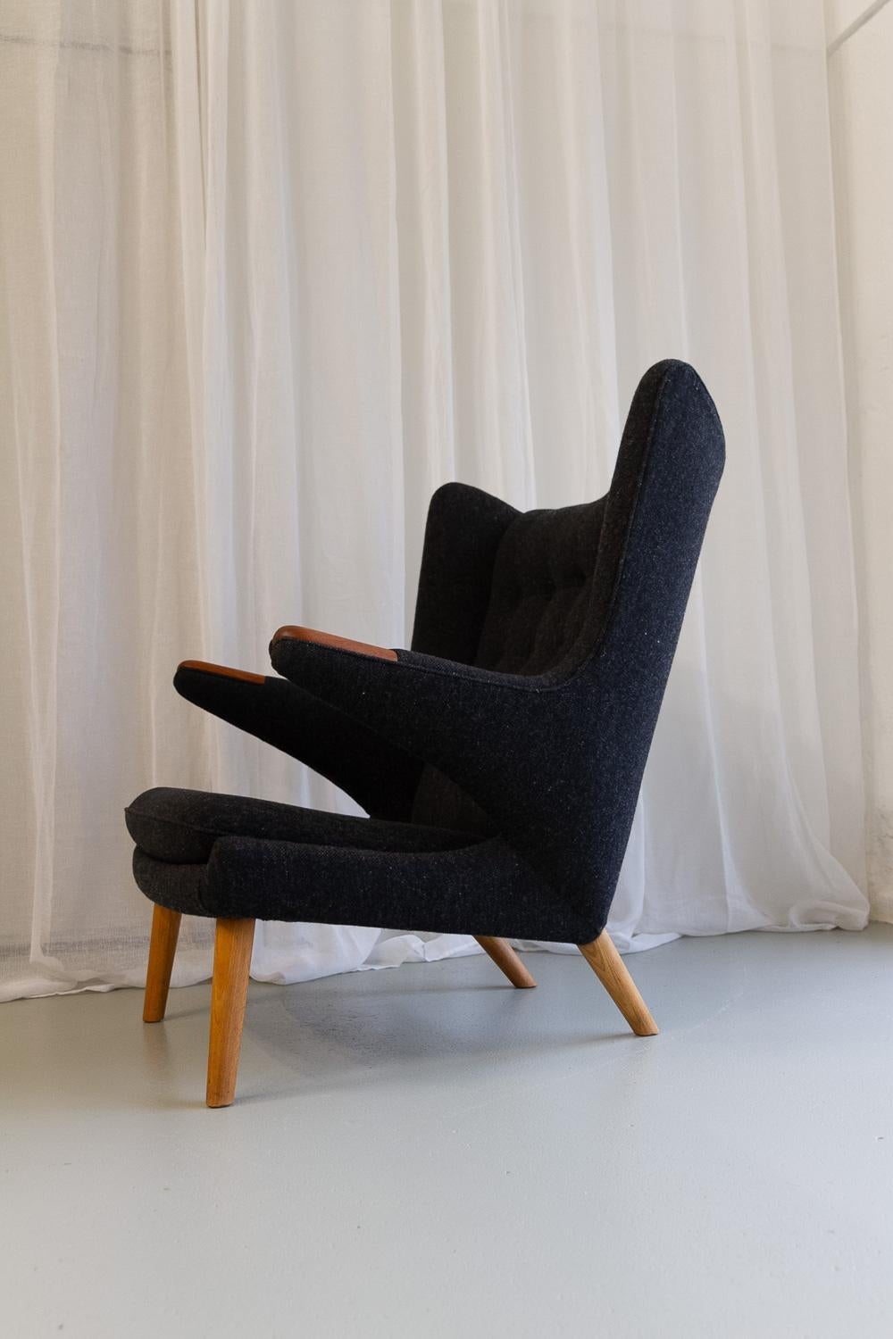 Hans Wegner Papa Bear Chair by AP Stolen, 1960s. For Sale 11