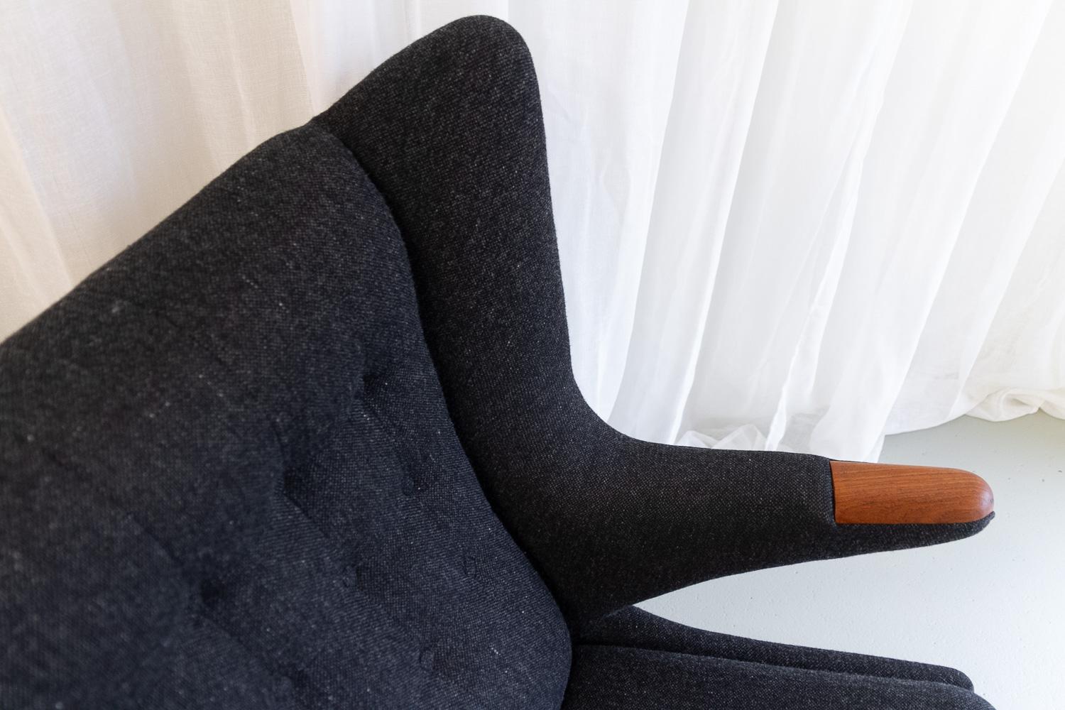 Mid-20th Century Hans Wegner Papa Bear Chair by AP Stolen, 1960s. For Sale