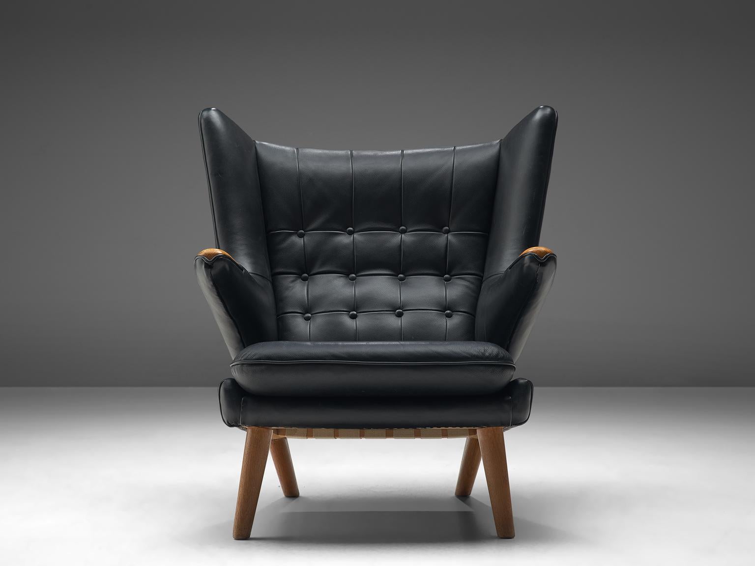 papa bear chair leather