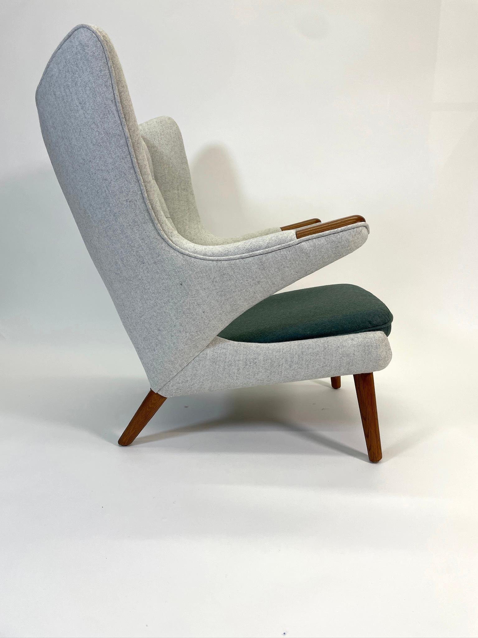 Hans Wegner Papa-Bär-Stuhl für A.P. Gestohlenes Dänemark, 1950er Jahre (Eichenholz) im Angebot