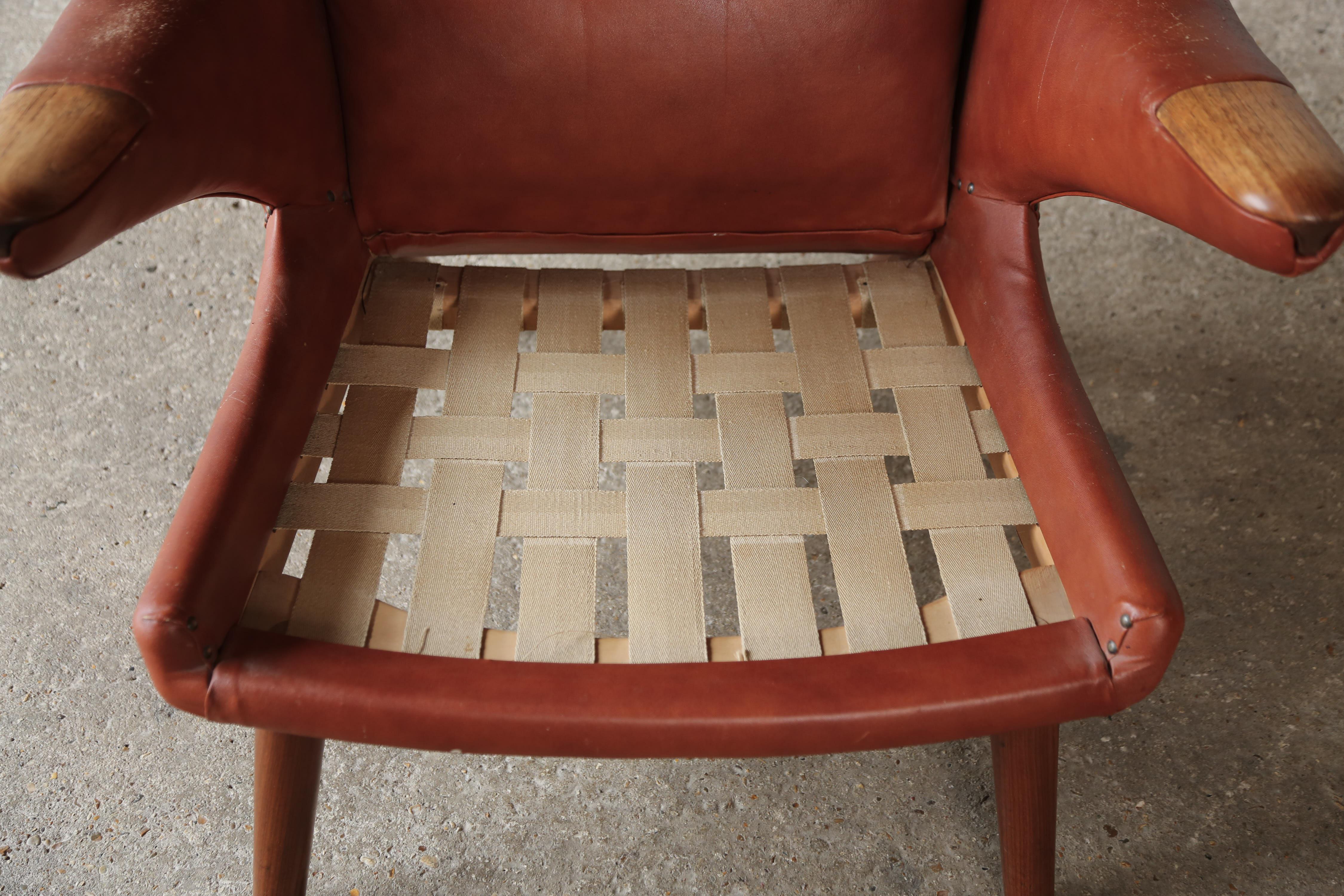 20th Century Hans Wegner Papa Bear Chairs, AP Stolen, Denmark, 1950s for Re-Upholstery, Pair For Sale