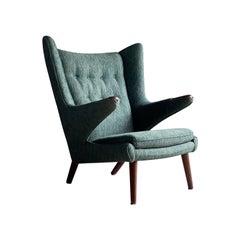 Hans Wegner Papa Bear Lounge Chair Bamsestol Model AP19, Denmark, 1959