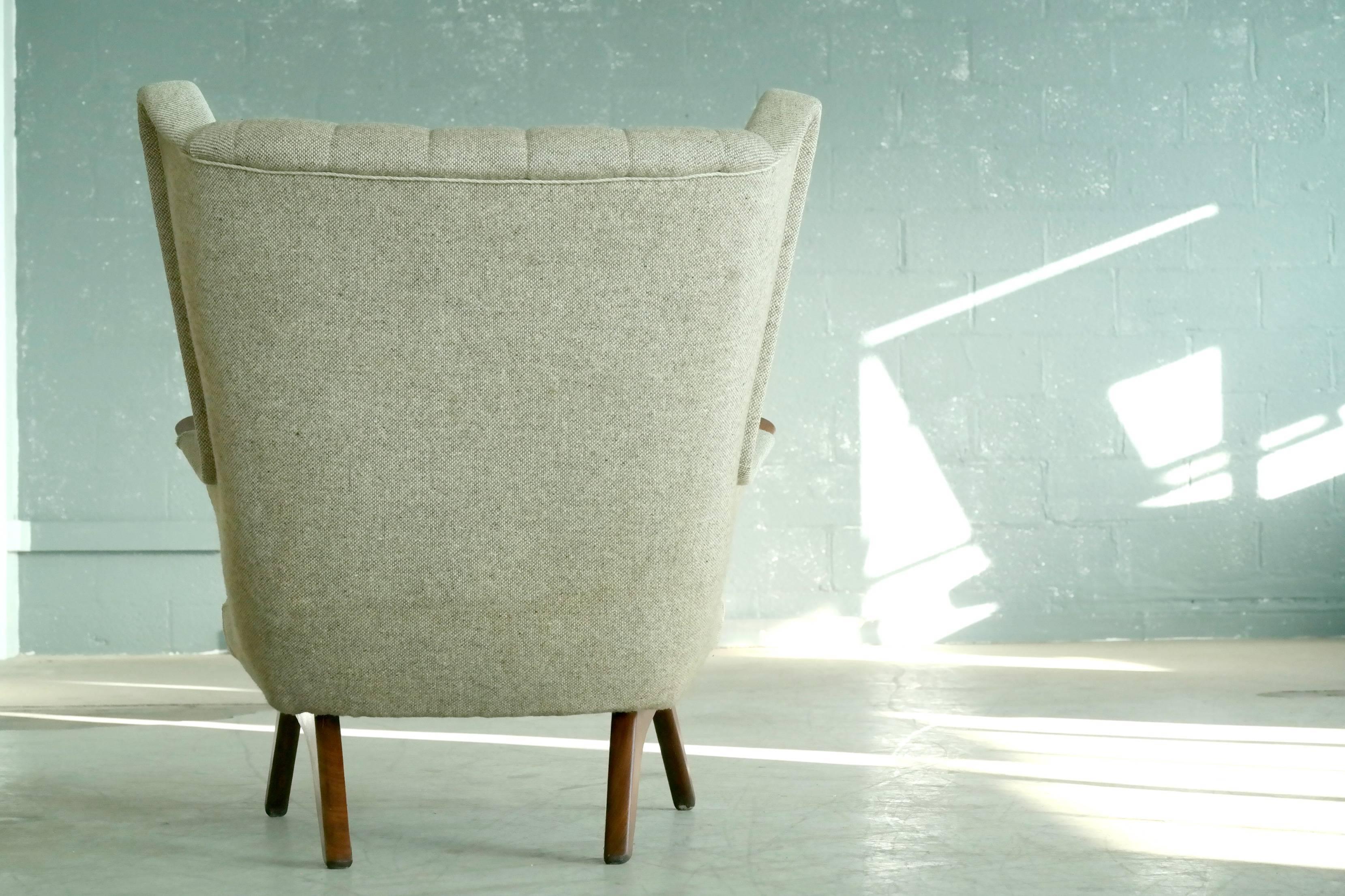 Papa Bear Lounge Chair Model 91 by Sven Skipper, 1960s 1