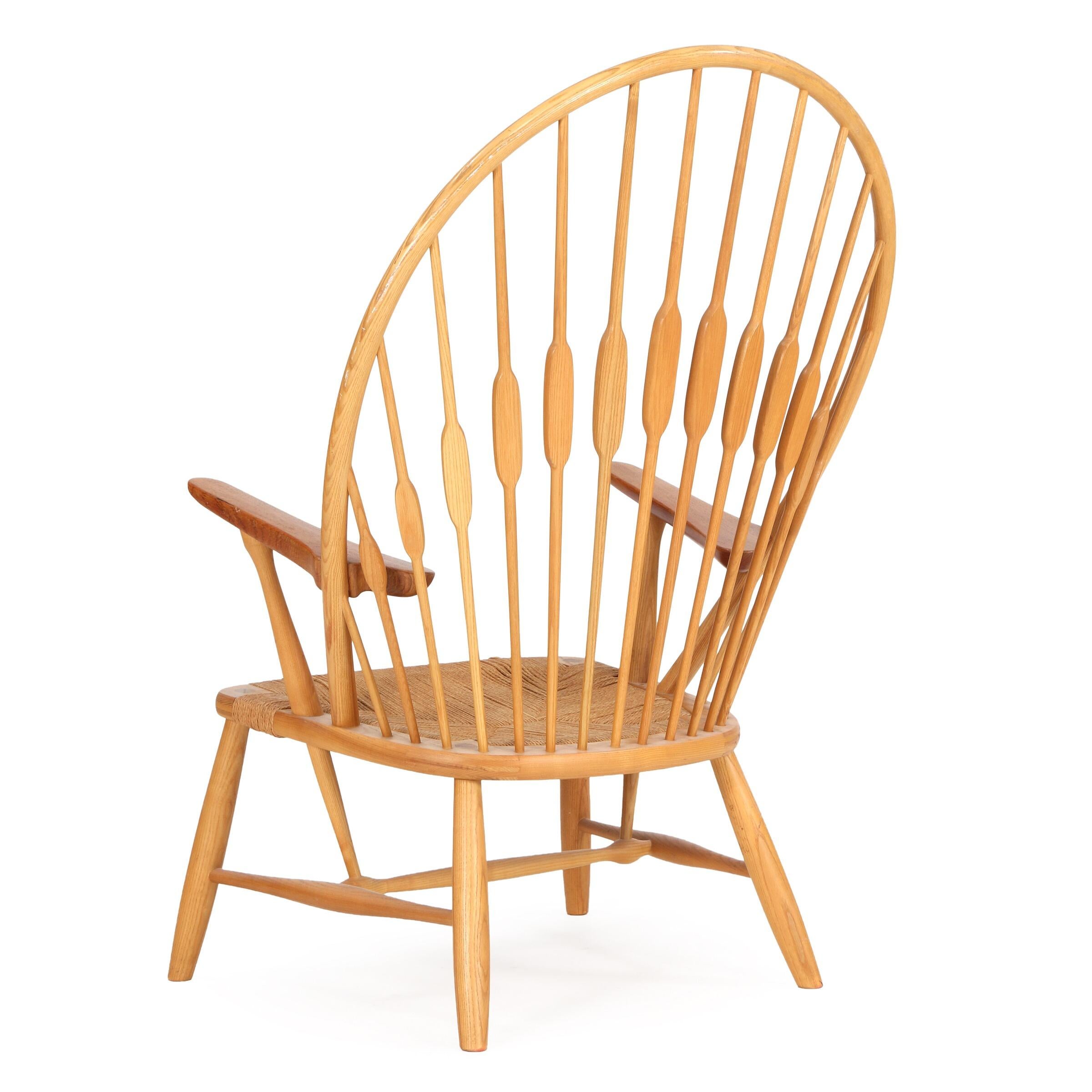 Scandinavian Modern Hans Wegner Peacock Chair, C1960s For Sale
