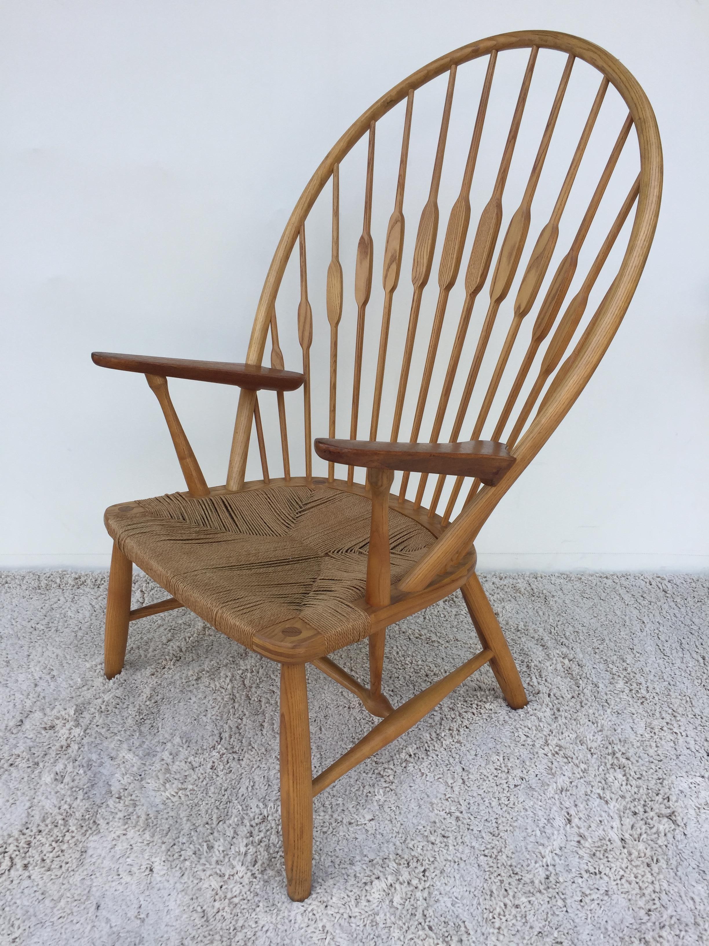 Hand-Crafted Hans Wegner Peacock Chair