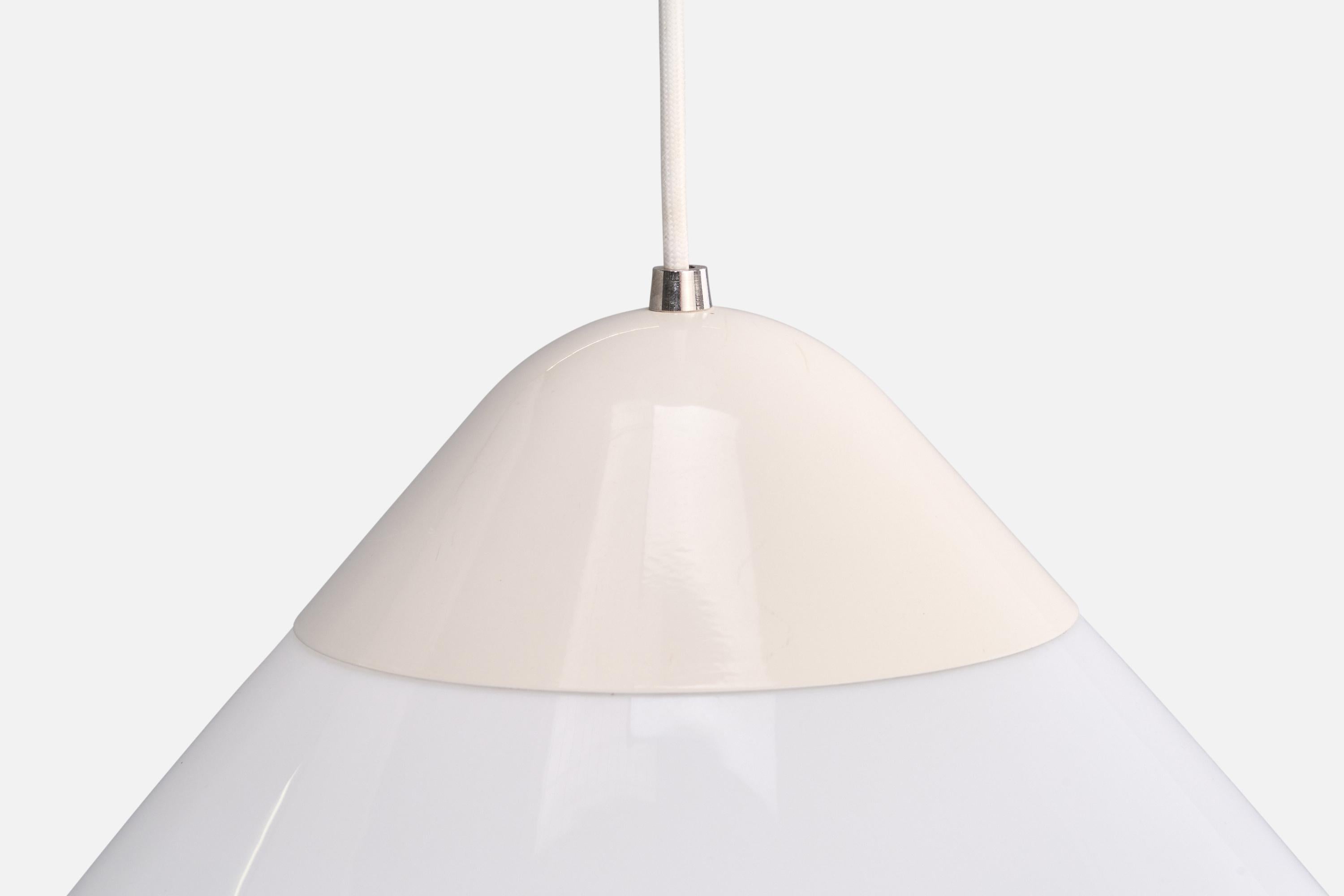 Hans Wegner, lampe suspendue, acrylique, métal, Danemark, années 1970 en vente 2