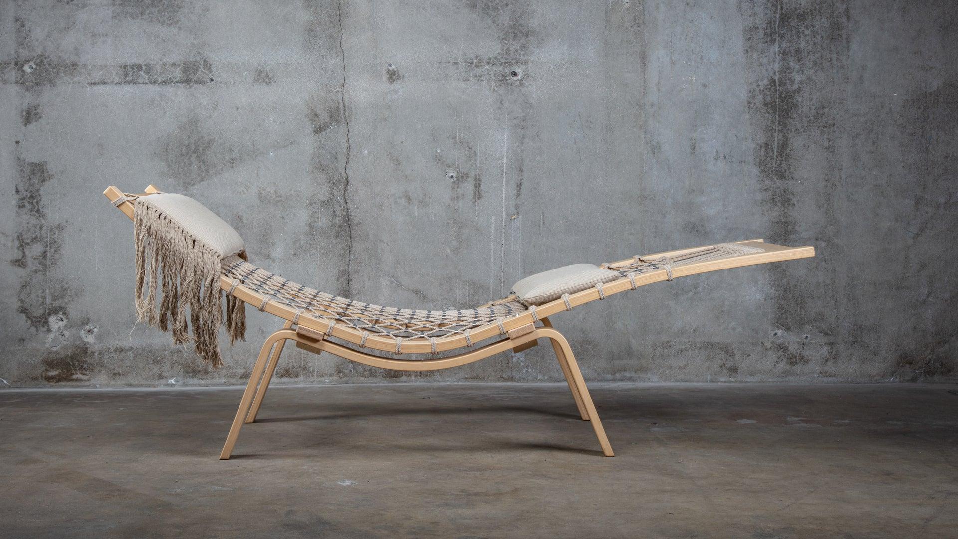 Danish Hans Wegner PP135 Model Hammock Lounge Chair