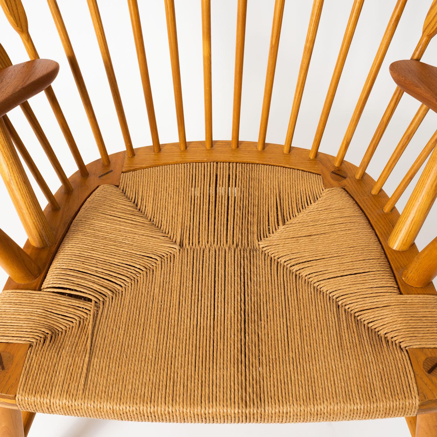Mid-Century Modern Hans Wegner JH50 “Peacock Chair”