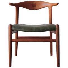 Hans Wegner PP505 Cow Horn Chair