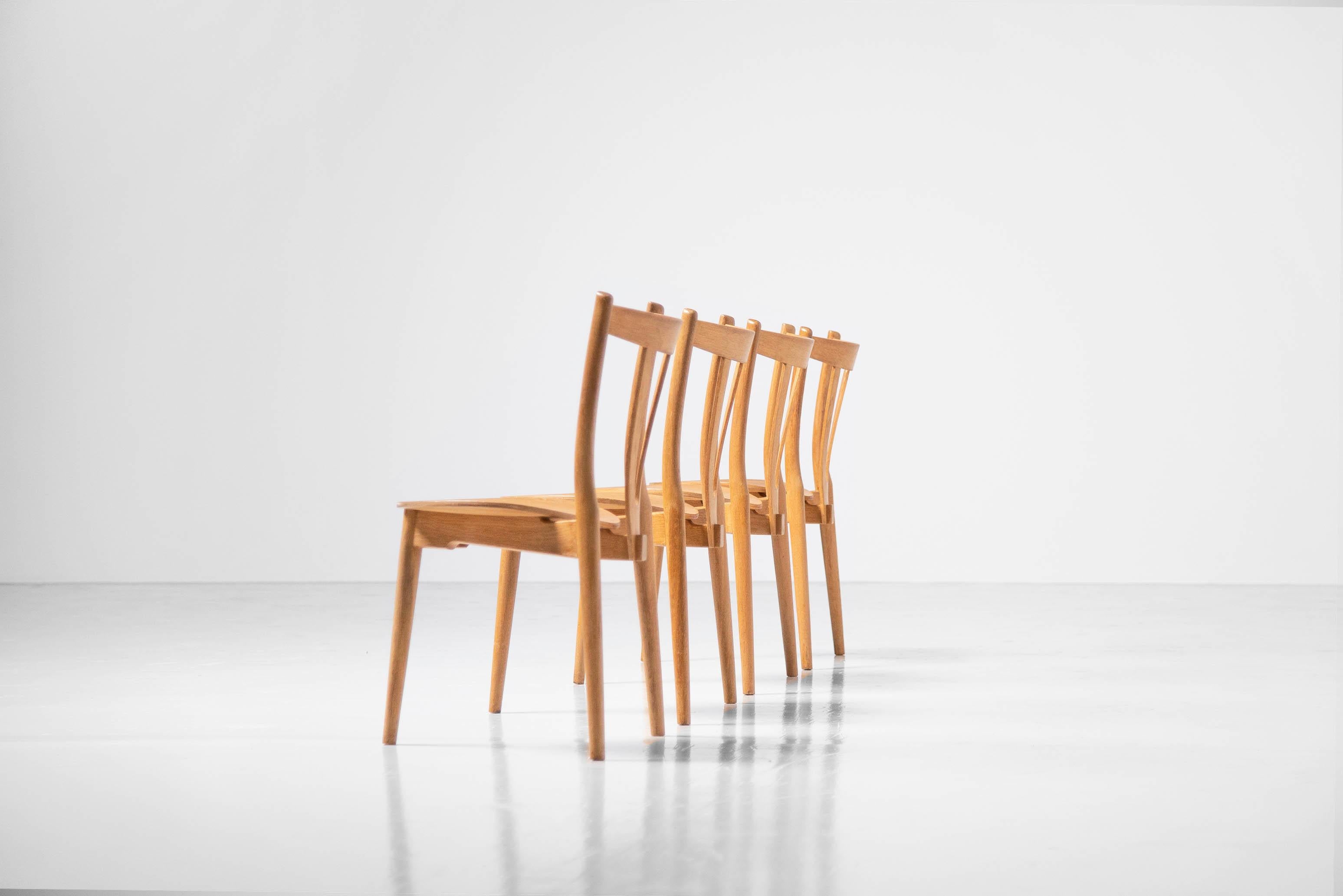 Late 20th Century Hans Wegner PP51/3 V Chair PP Mobler, Denmark, 1988 For Sale