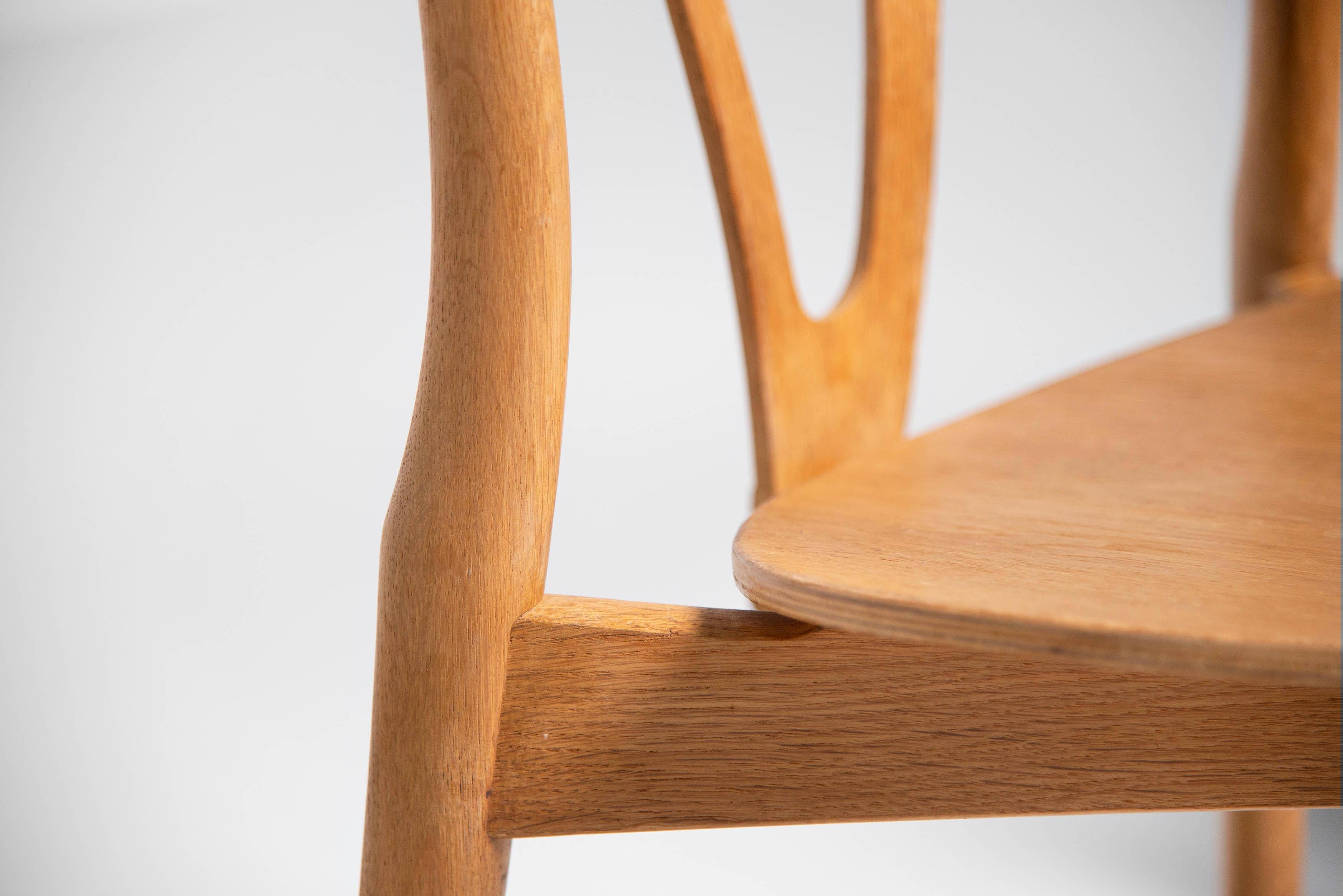 Hans Wegner PP51/3 V Chair PP Mobler, Denmark, 1988 For Sale 1