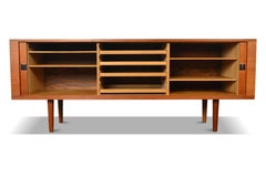 Hans Wegner "President" Credenza With Teak Tambour Doors