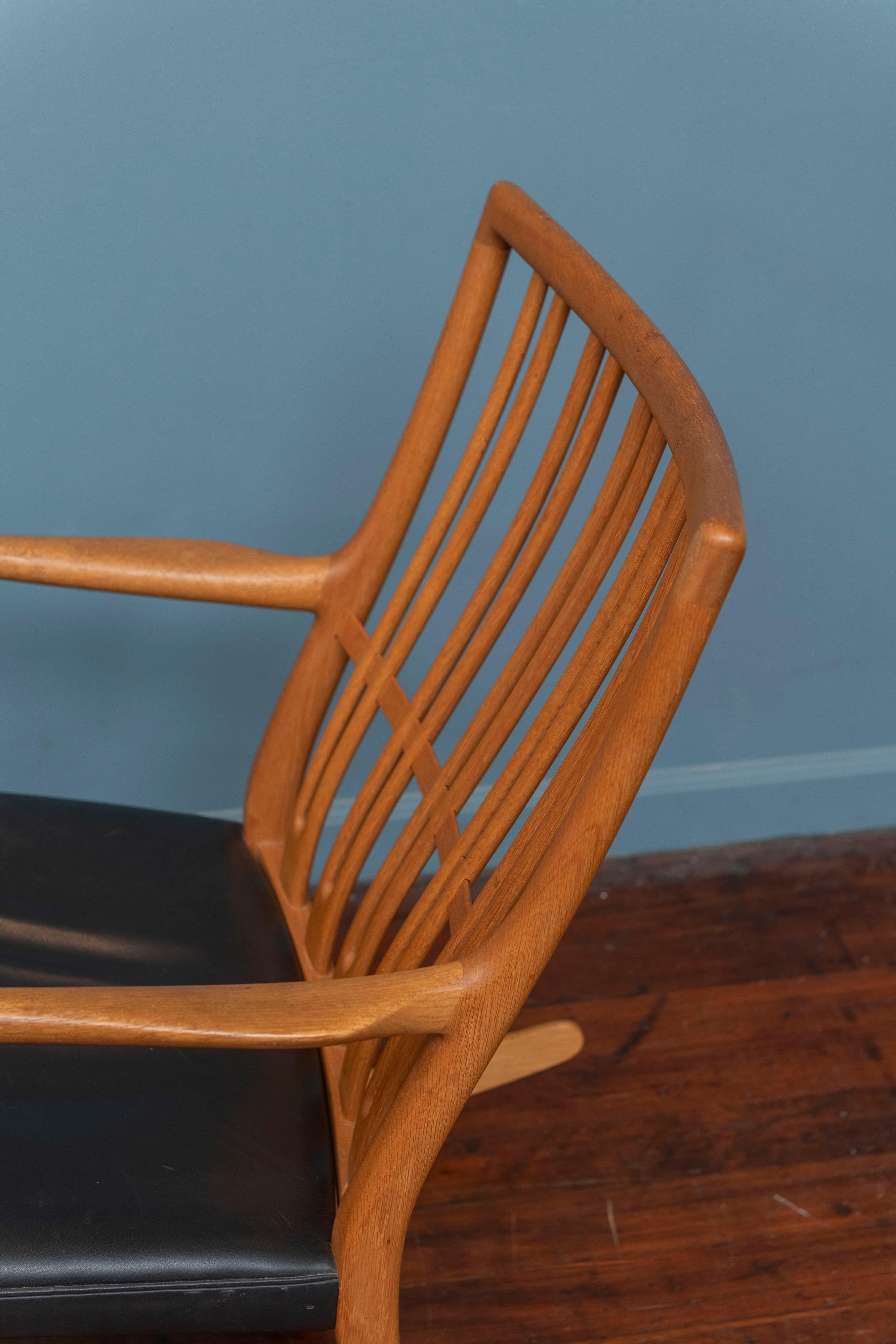 Hans Wegner Rocking Chair ML-33 for Mikael Laursen In Good Condition In San Francisco, CA