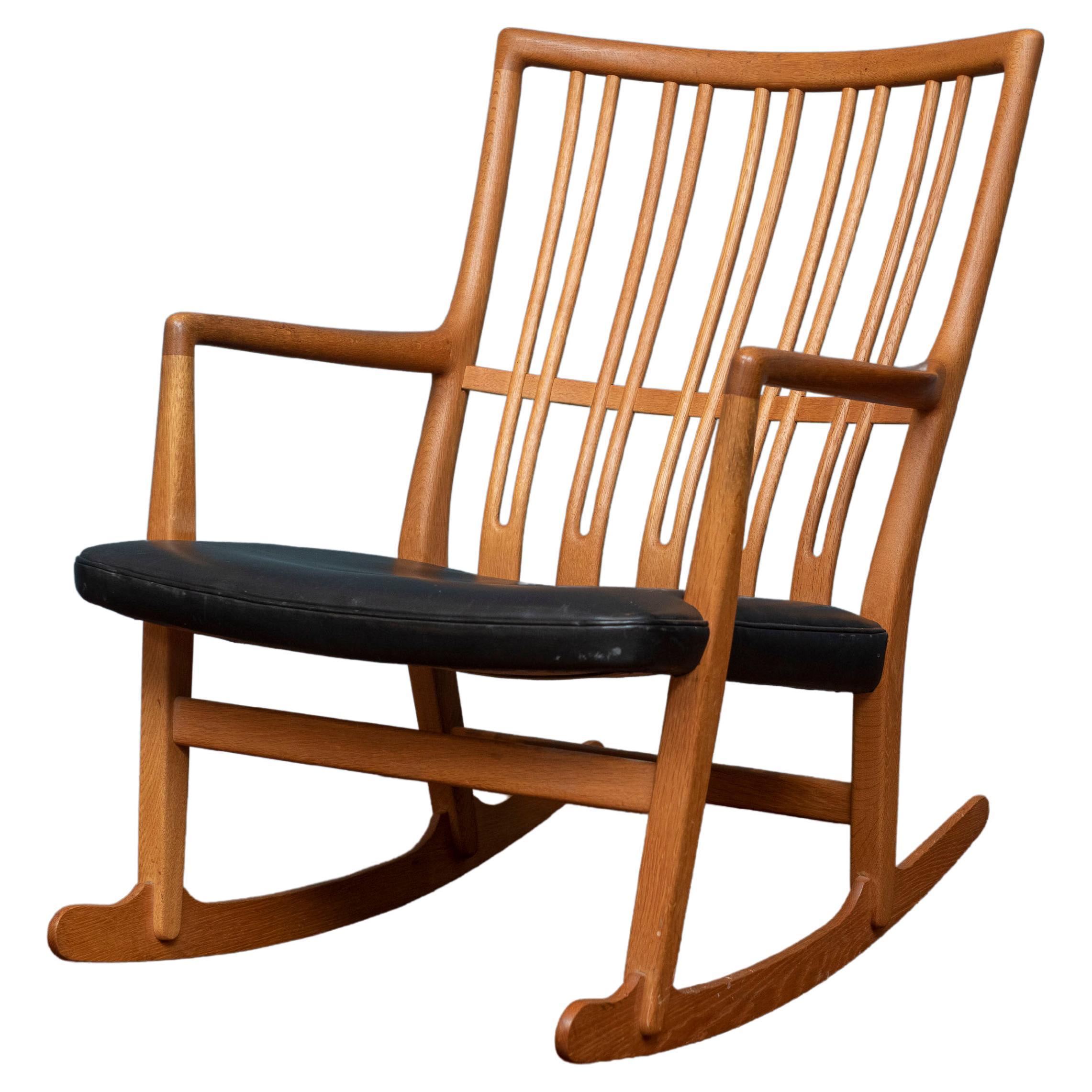 Hans Wegner Rocking Chair ML-33 for Mikael Laursen