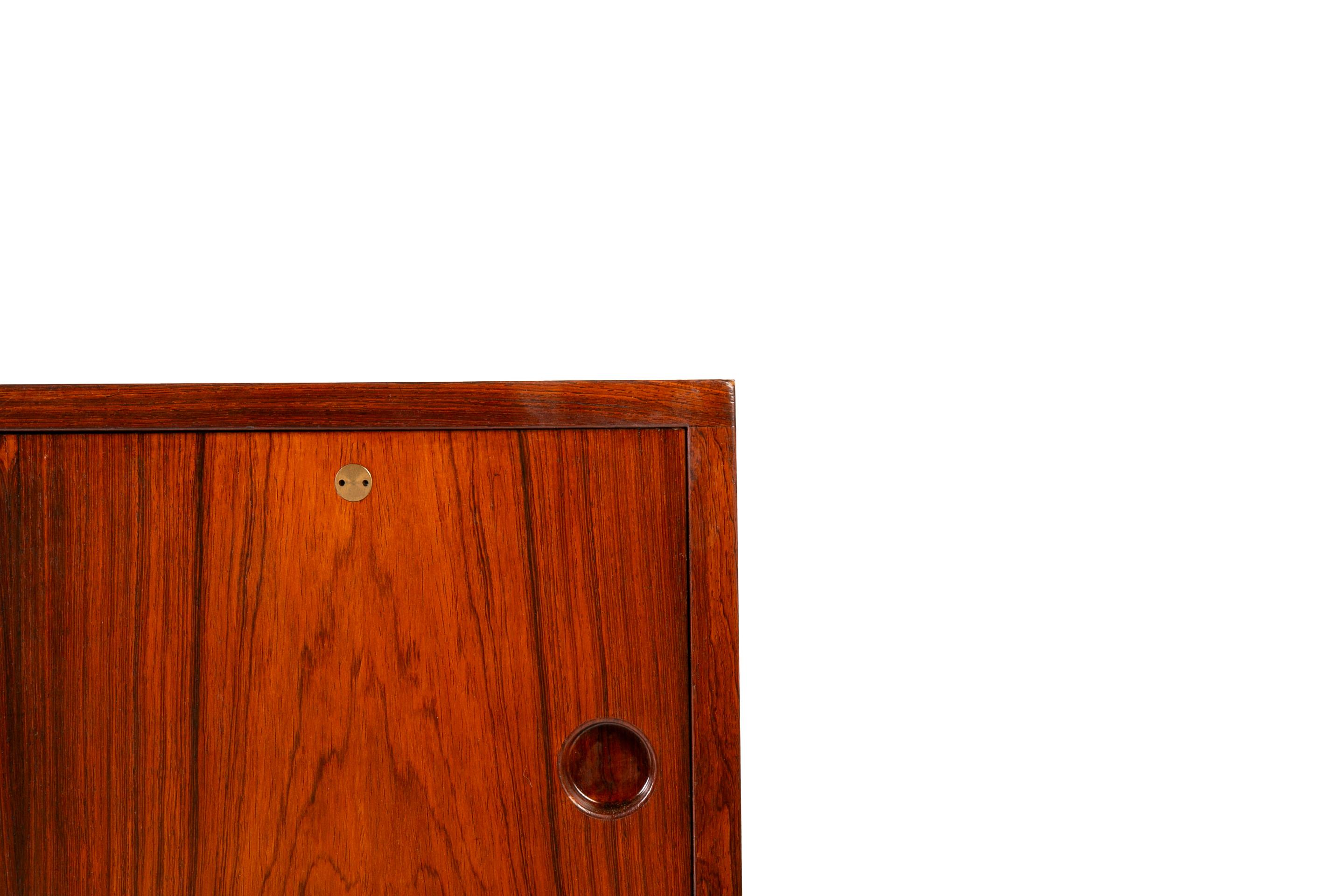 Hans Wegner Danish Mid Century Rosewood Sideboard For Sale 2