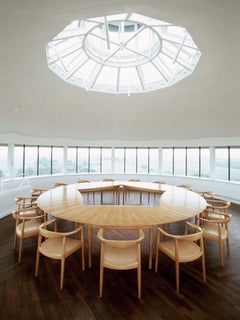Hans Wegner Round Chair "The Chair" in White Oak