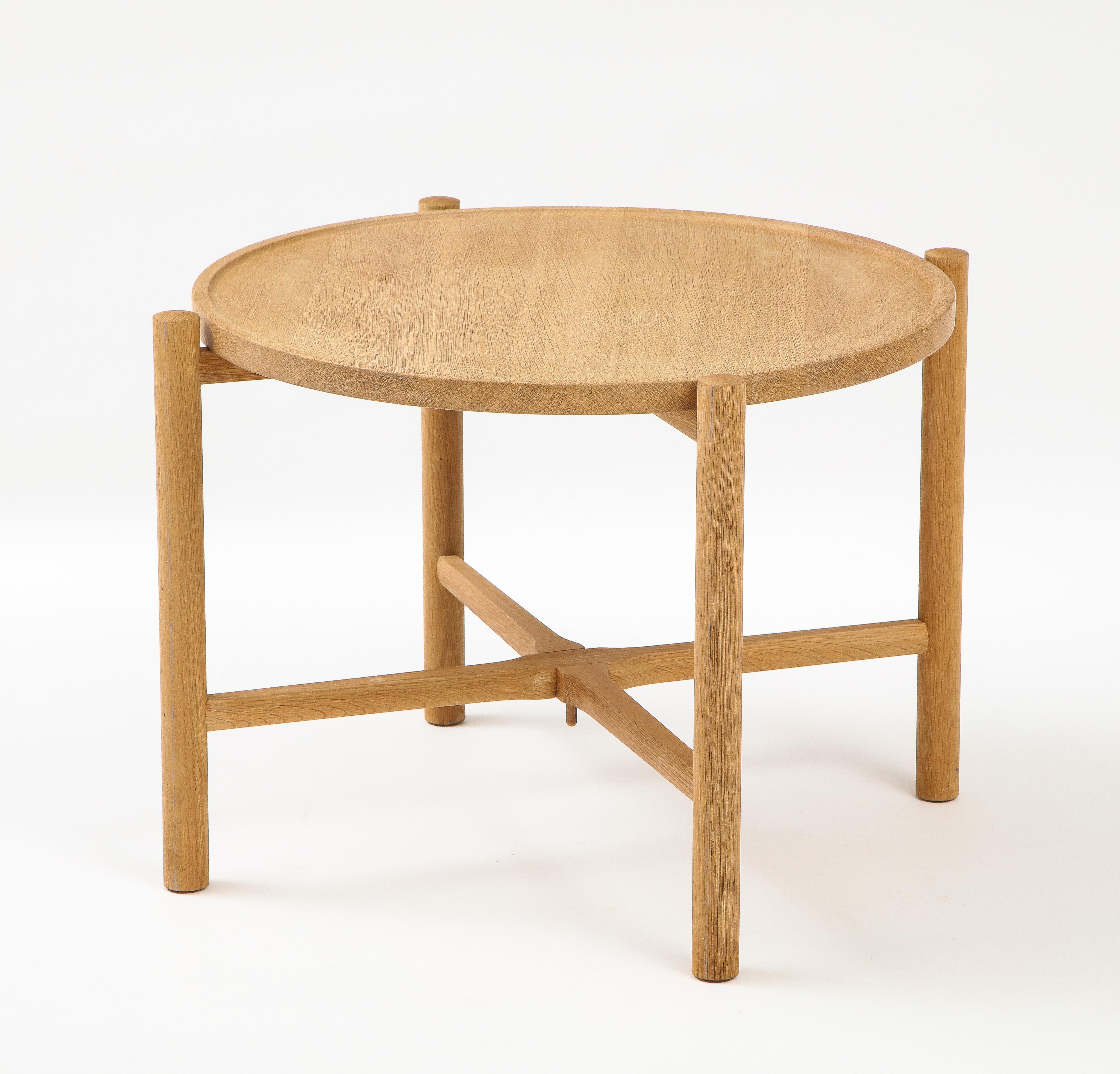 Mid-20th Century Hans Wegner Round Tray Table, Mod. PP35, Denmark, c. 1960's