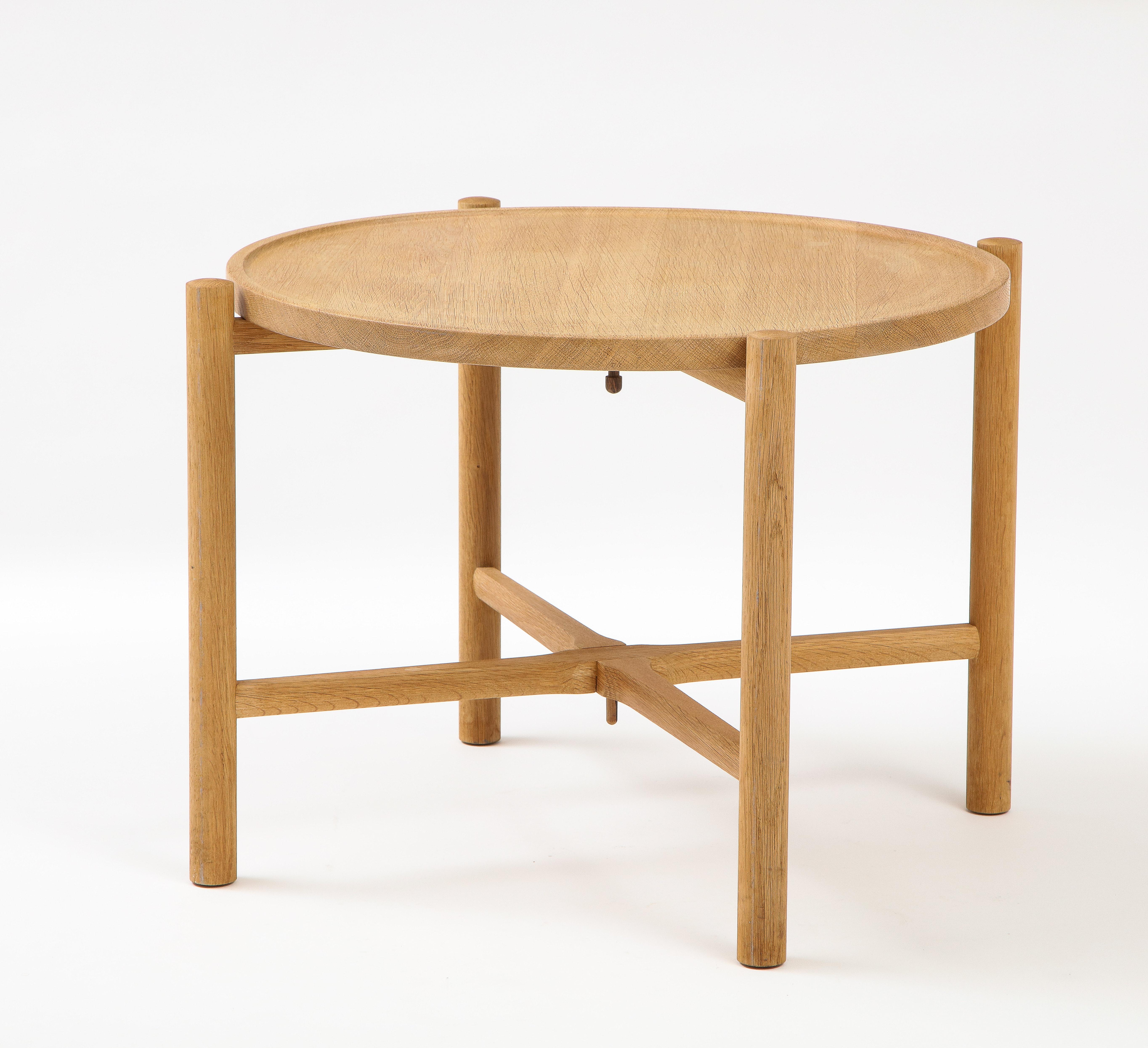 Hans Wegner Round Tray Table, Mod. PP35, Denmark, c. 1960's 1