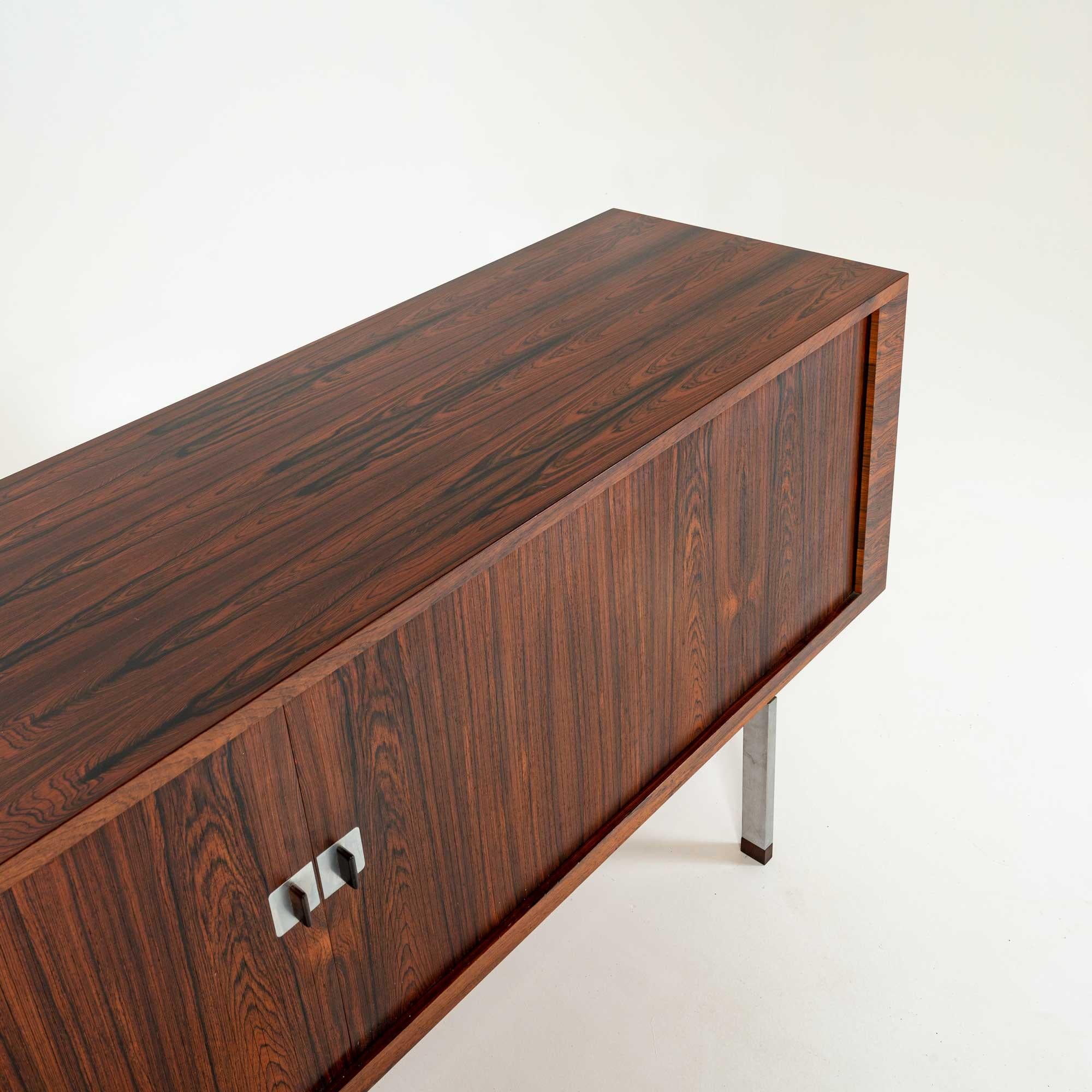 Mid-20th Century Hans Wegner Ry-25 Rosewood President Sideboard/Credenza Produced by RY Møbler For Sale