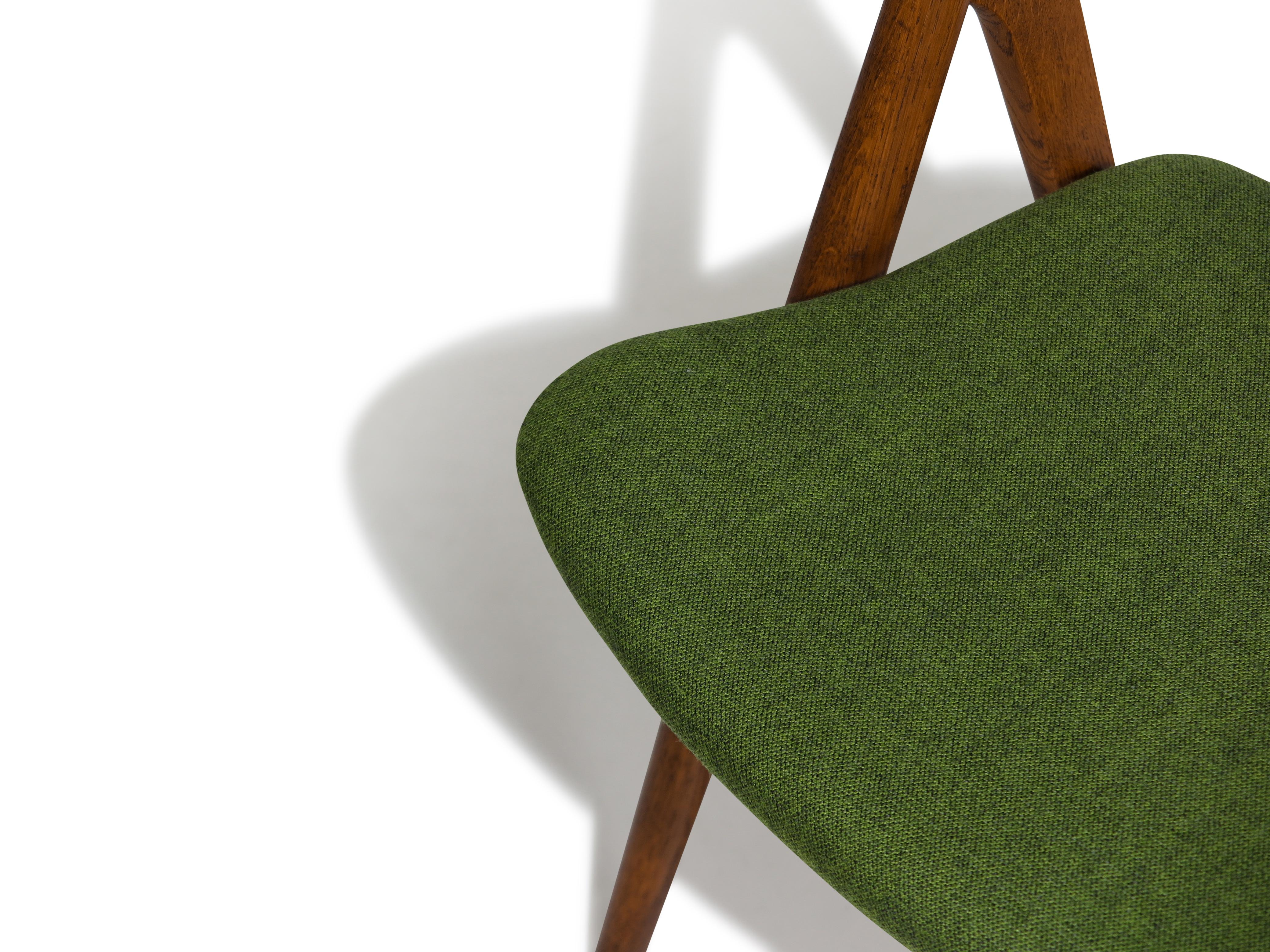 Sedie da pranzo Hans Wegner Sawbuck CH29, quattro (4) in vendita 2
