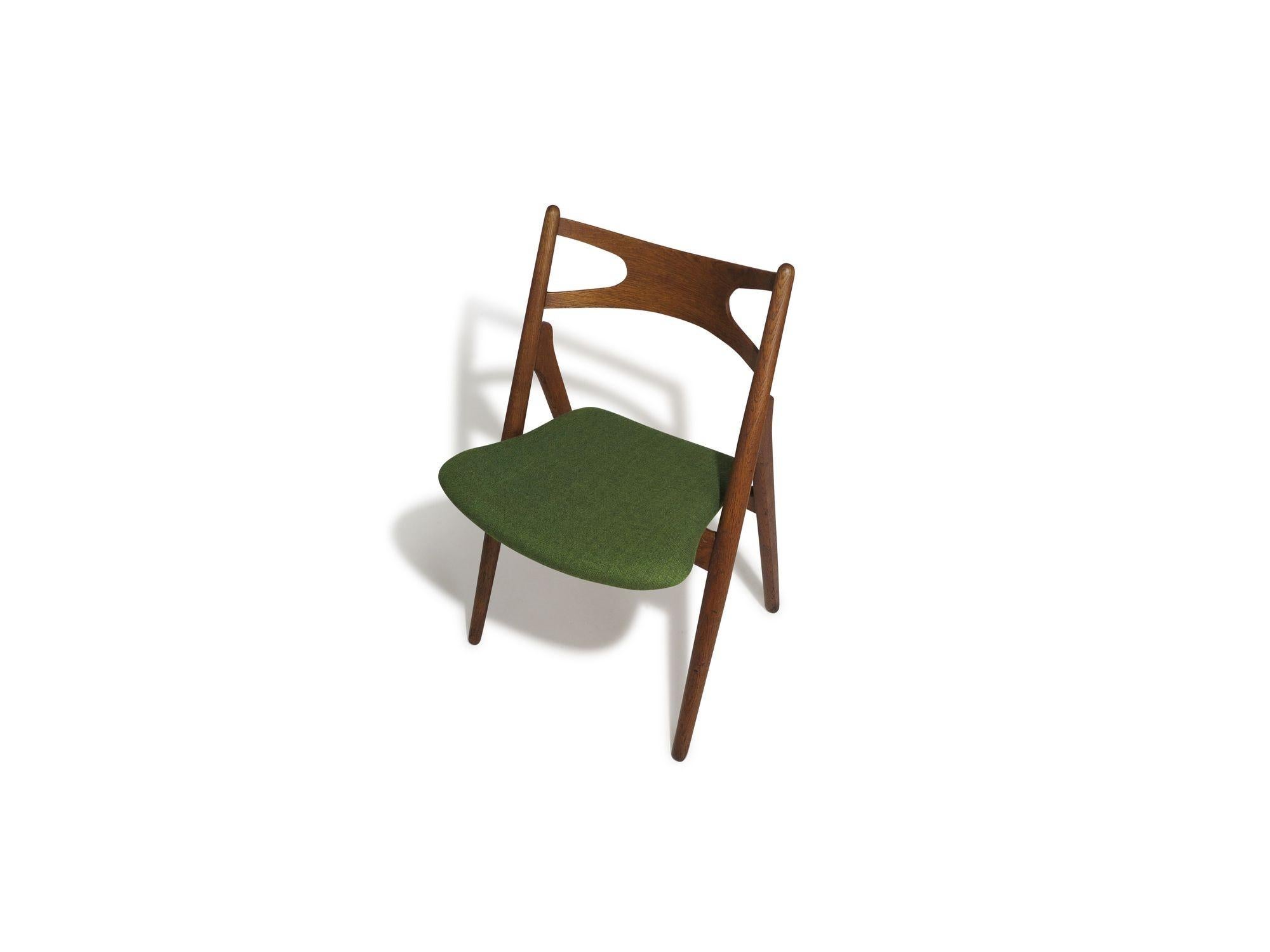 Hans Wegner Sawbuck CH29 Sillas de comedor, cuatro (4) en venta 3