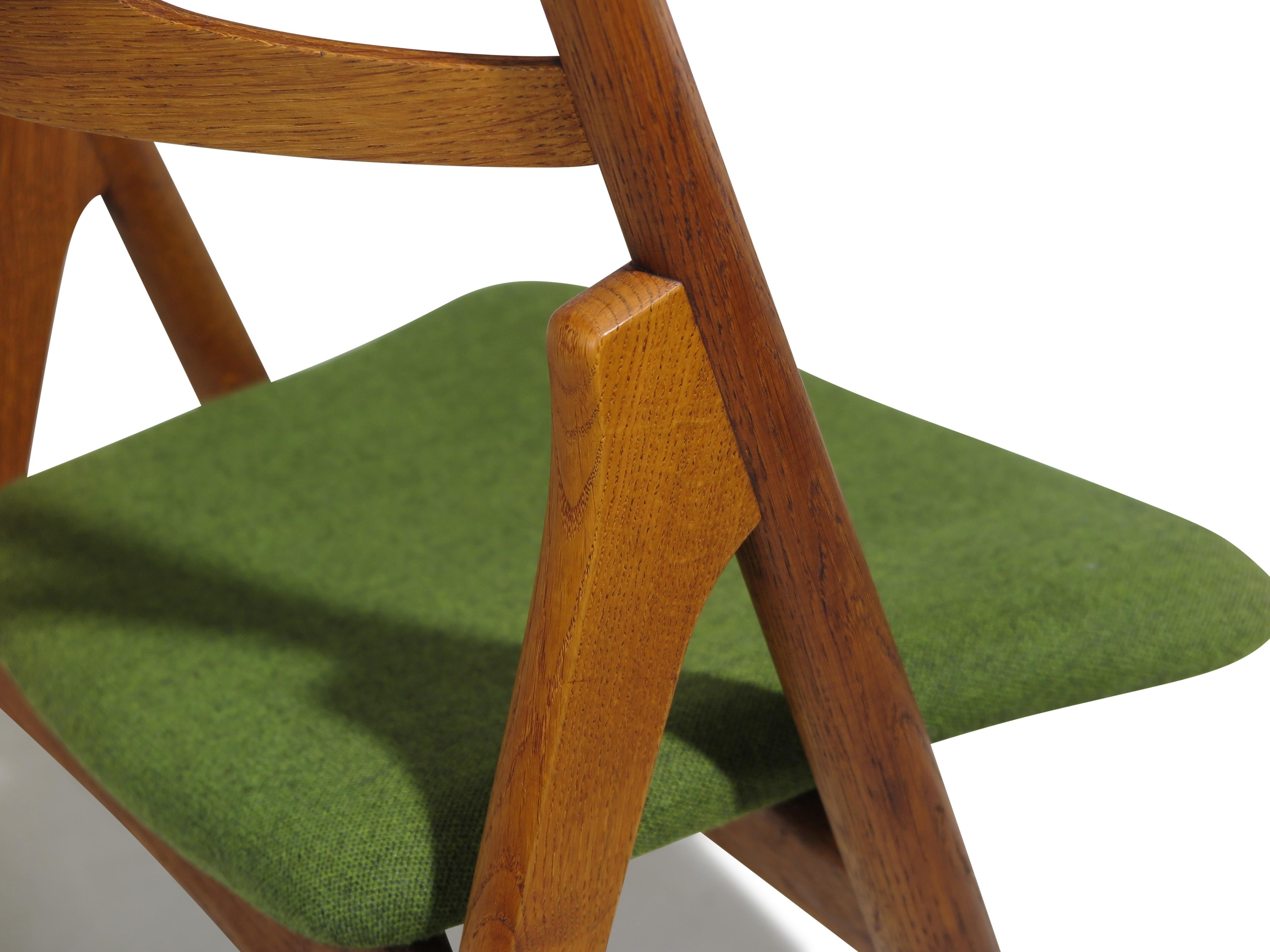 Sedie da pranzo Hans Wegner Sawbuck CH29, quattro (4) in vendita 3