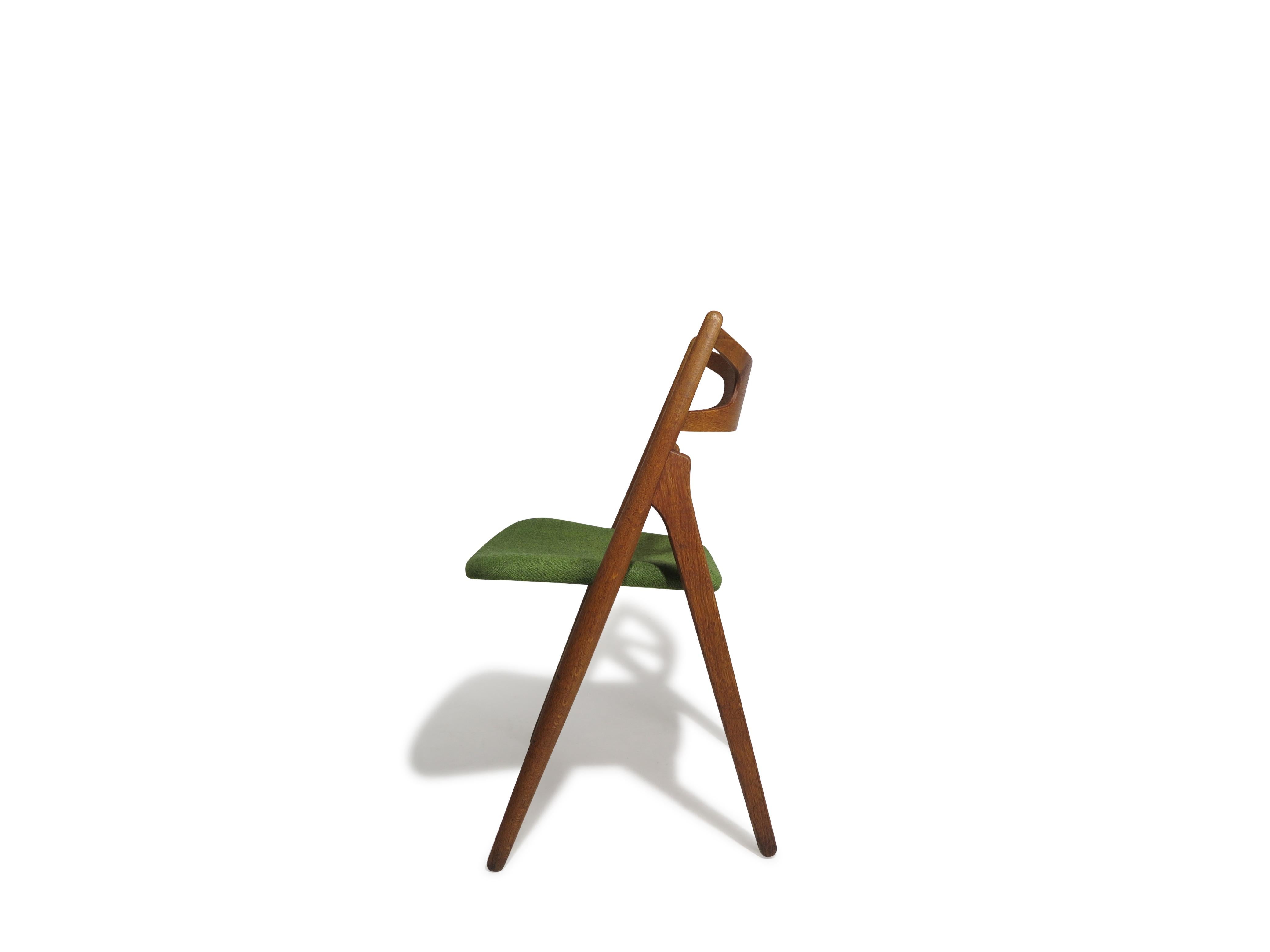 A olio Sedie da pranzo Hans Wegner Sawbuck CH29, quattro (4) in vendita